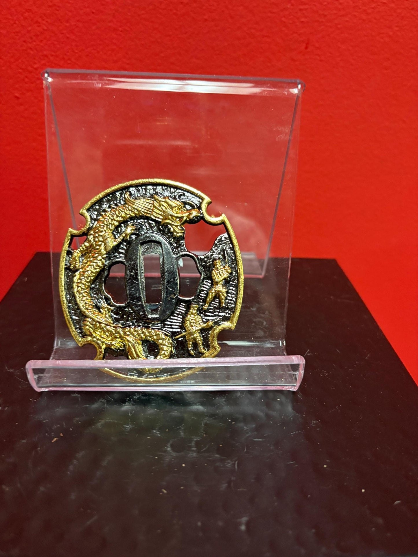 Beautiful Japanese samurai old metal tsuba - see photos for condition approx 3 inches from major estate collection - value priced -