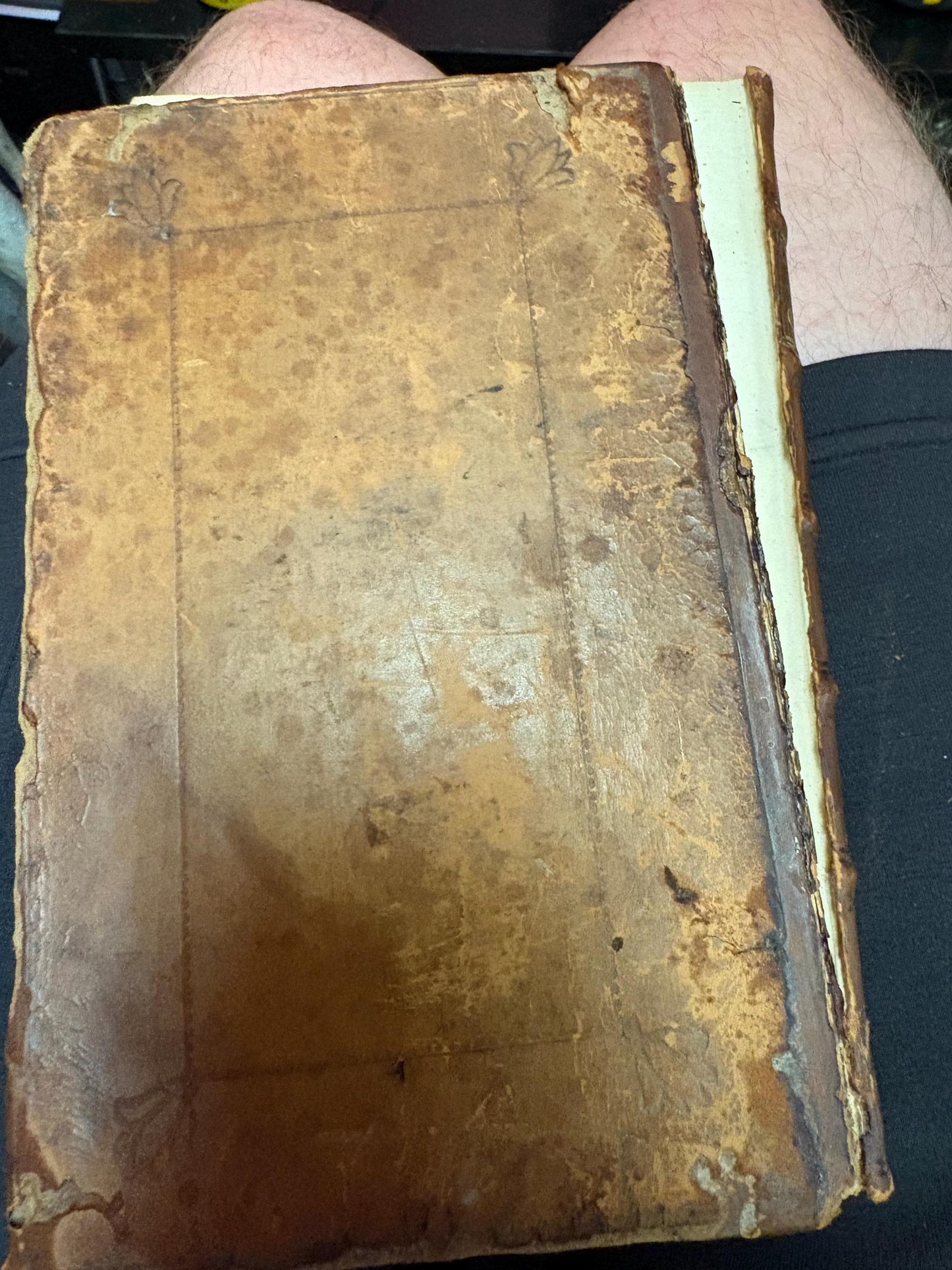 Beautiful late 17th century copy of life of CLARENDON covers detached great display