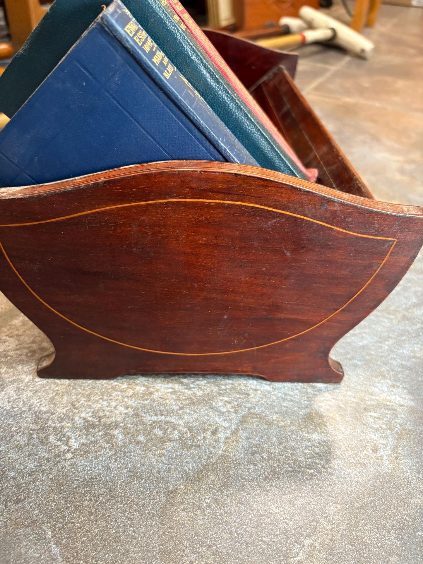 Amazing antique Edwardian inlaid Book stand 14 x 9 x 5.5 high and lovely condition great gift good value