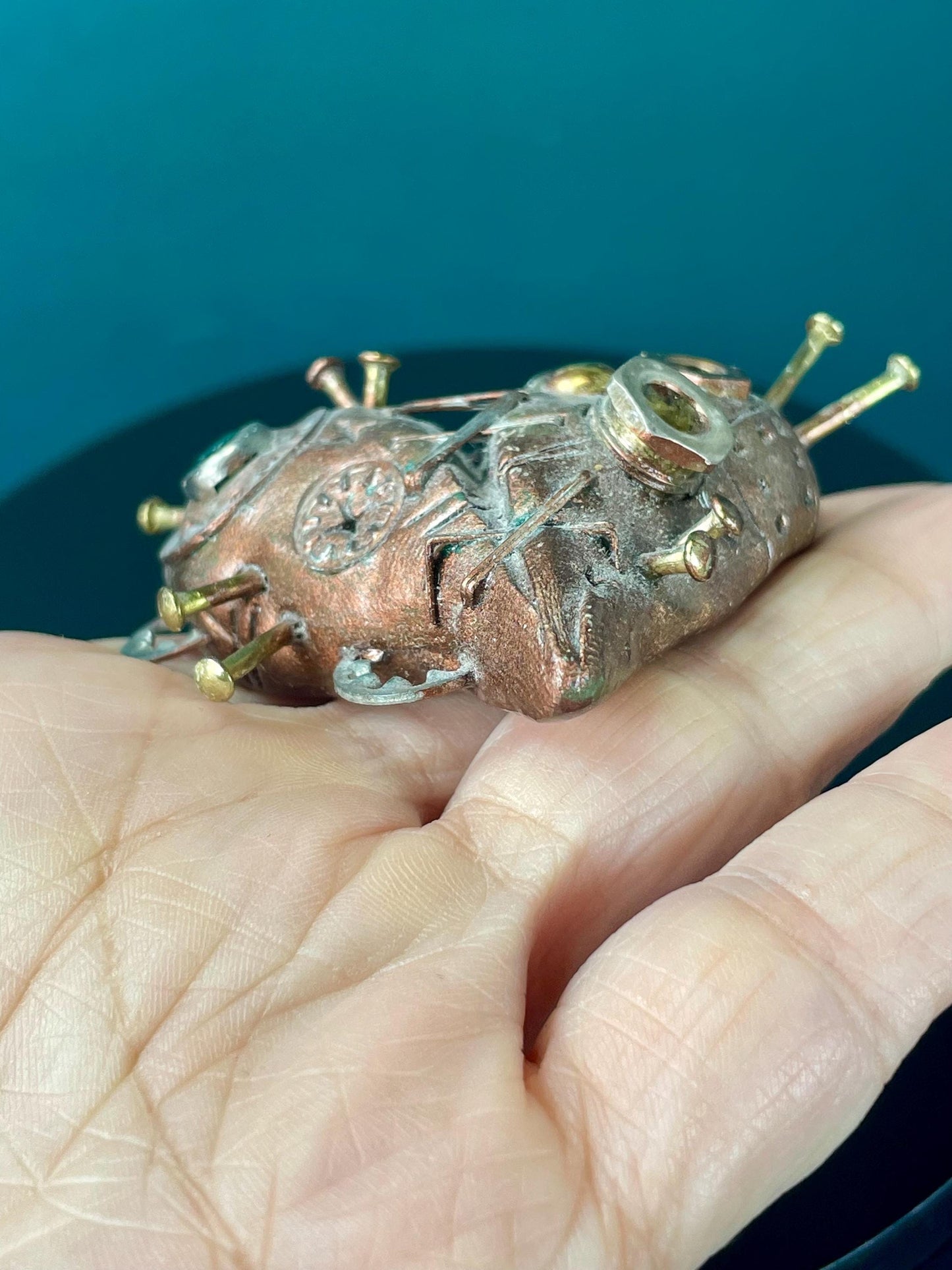 Very cool 2.25 inch Brutalist Pendant