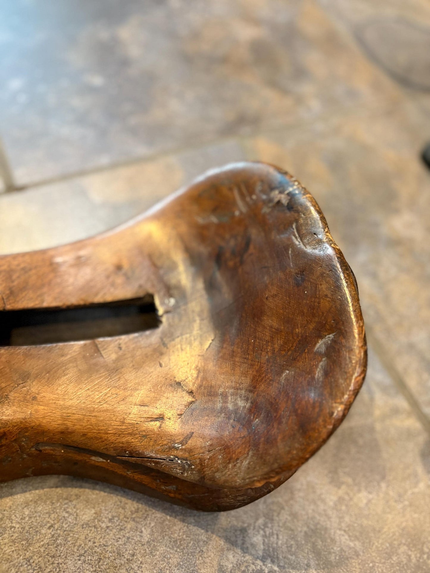 Fabulous antique Mongolian animal saddle amazing decoration not perfect see photos 17 x 9 wide so unique