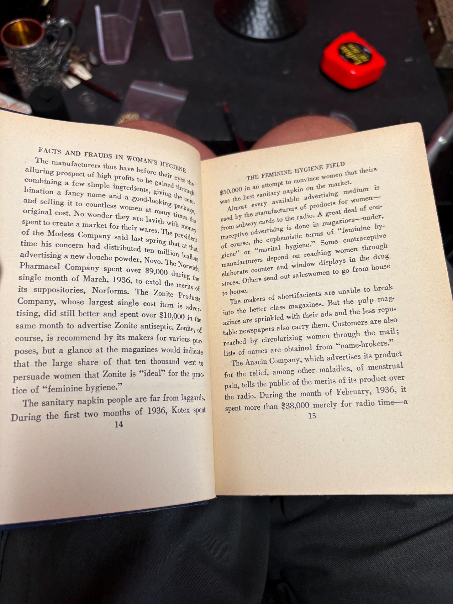 Facts and frauds in womens hygiene medical book 1936 - New York - decent condition - X library book fabulous information and great gift