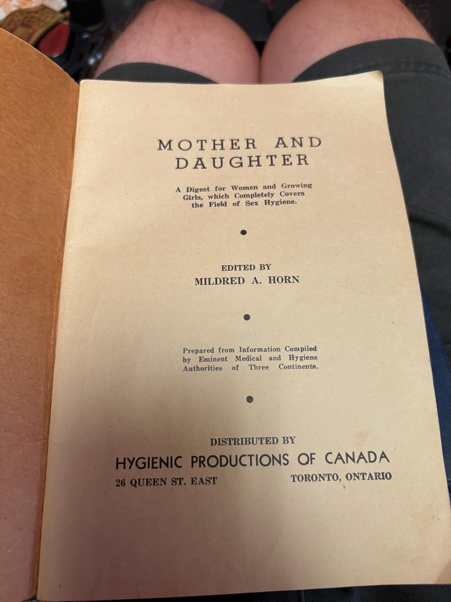 Whimsical book - mother and daughter the new digest of hygiene ridiculously awesome content - good condition - perfect gift