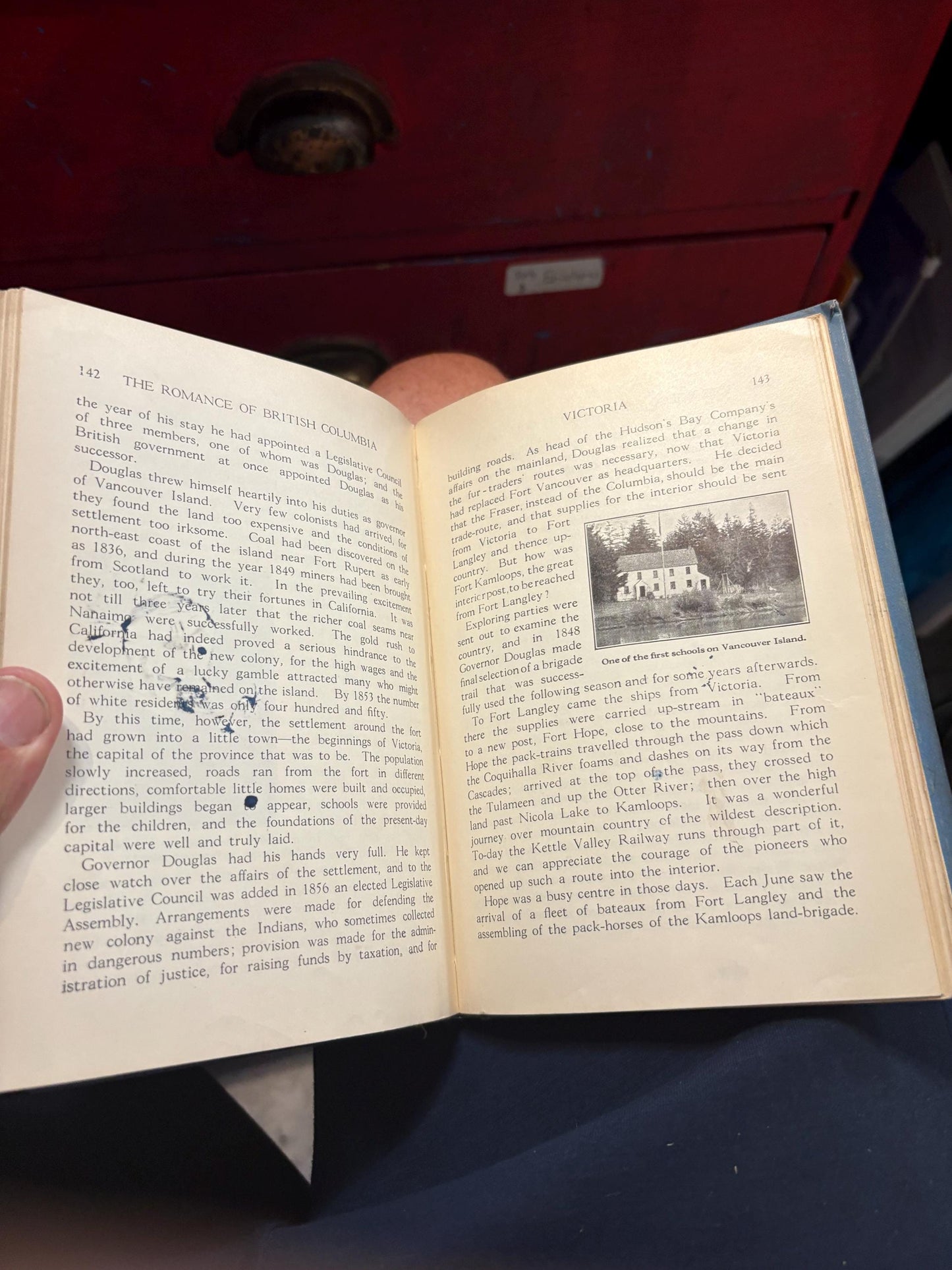 Fabulous book entitled the romance of British Columbia 1934 decent condition. See photos. 216 pages amazing gift