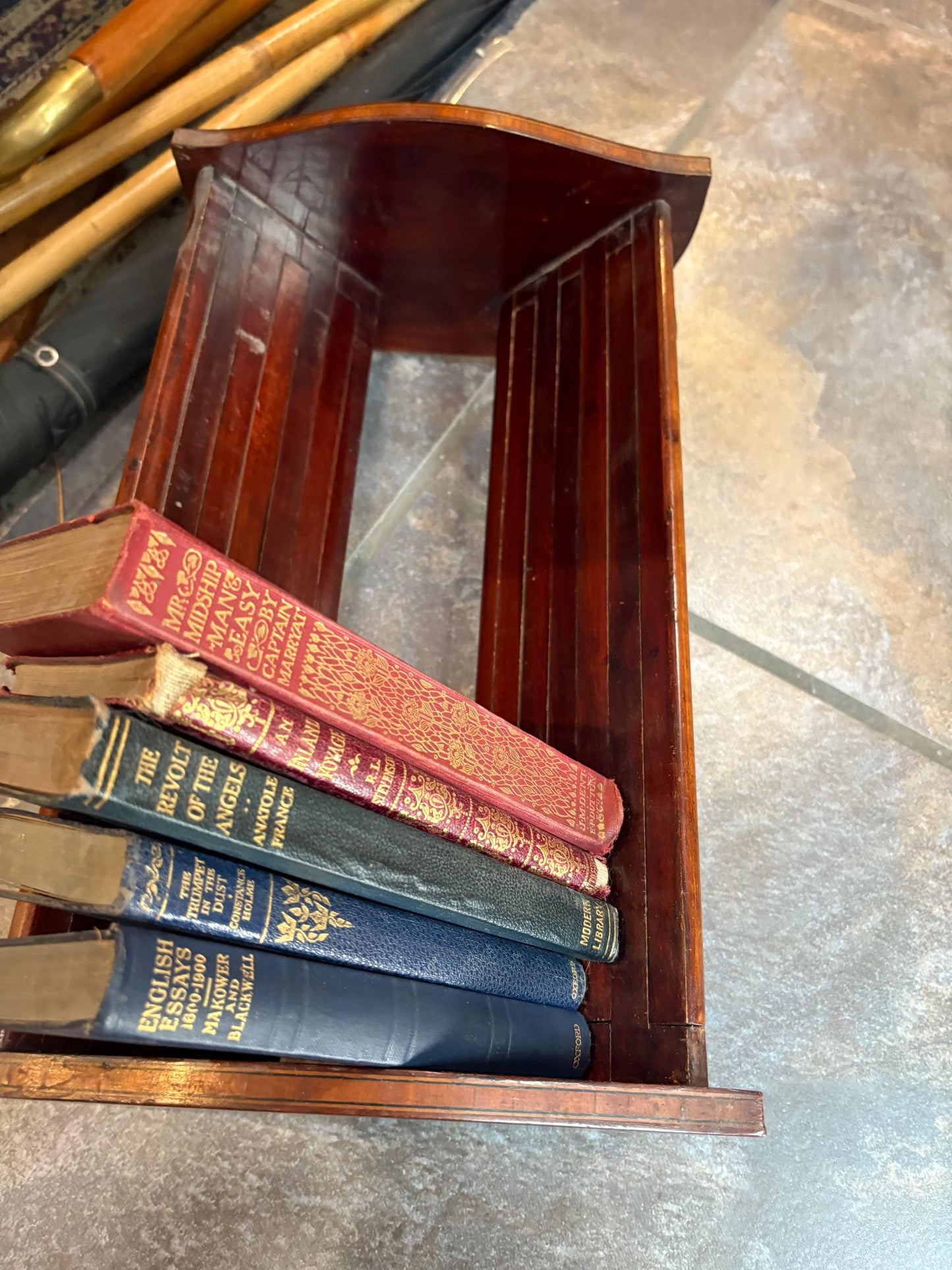 Amazing antique Edwardian inlaid Book stand 14 x 9 x 5.5 high and lovely condition great gift good value