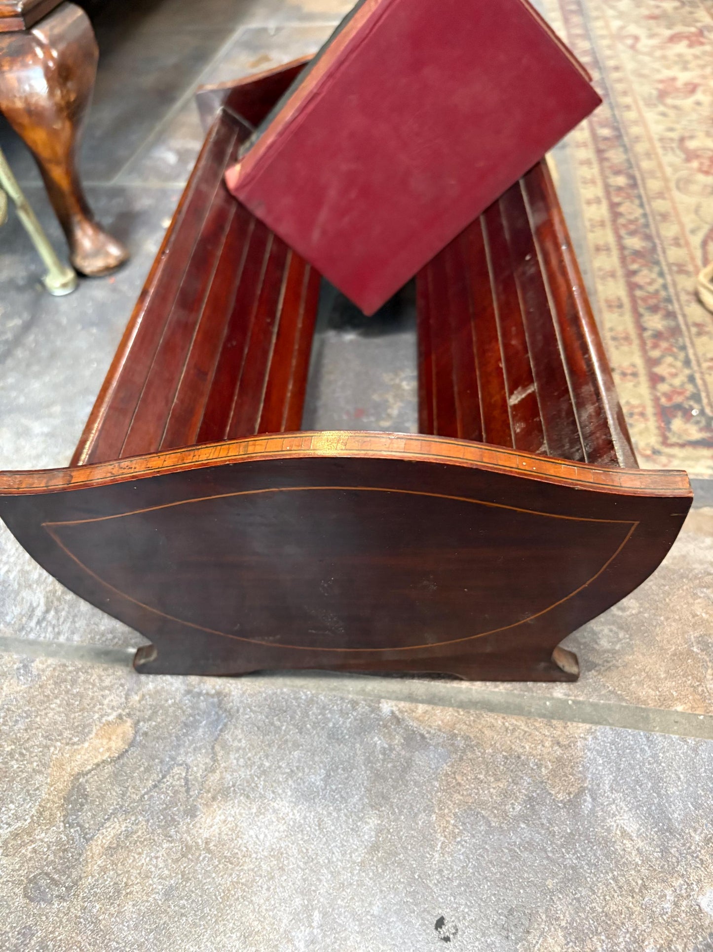 Amazing antique Edwardian inlaid Book stand 14 x 9 x 5.5 high and lovely condition great gift good value