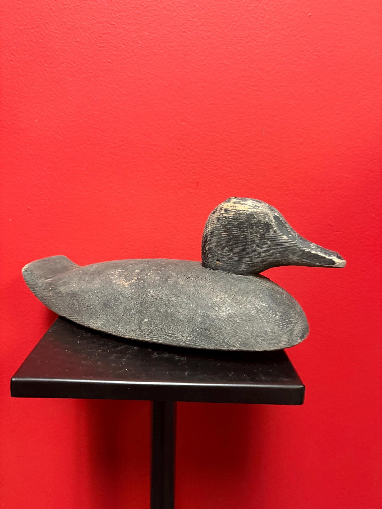 Beautiful antique 12 x 5“ high authentic Canadian duck decoy great condition and patina
