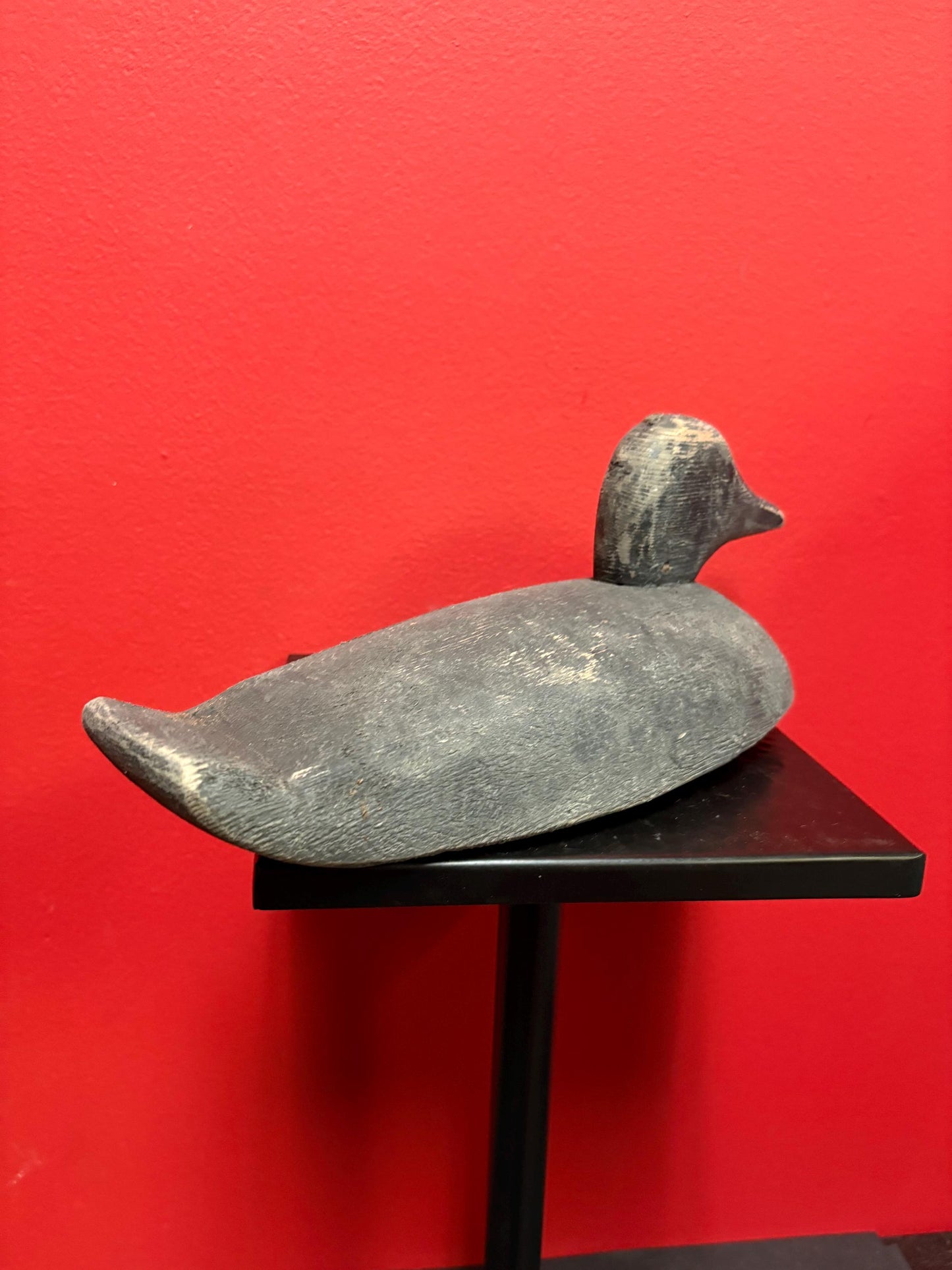 Beautiful antique 12 x 5“ high authentic Canadian duck decoy great condition and patina