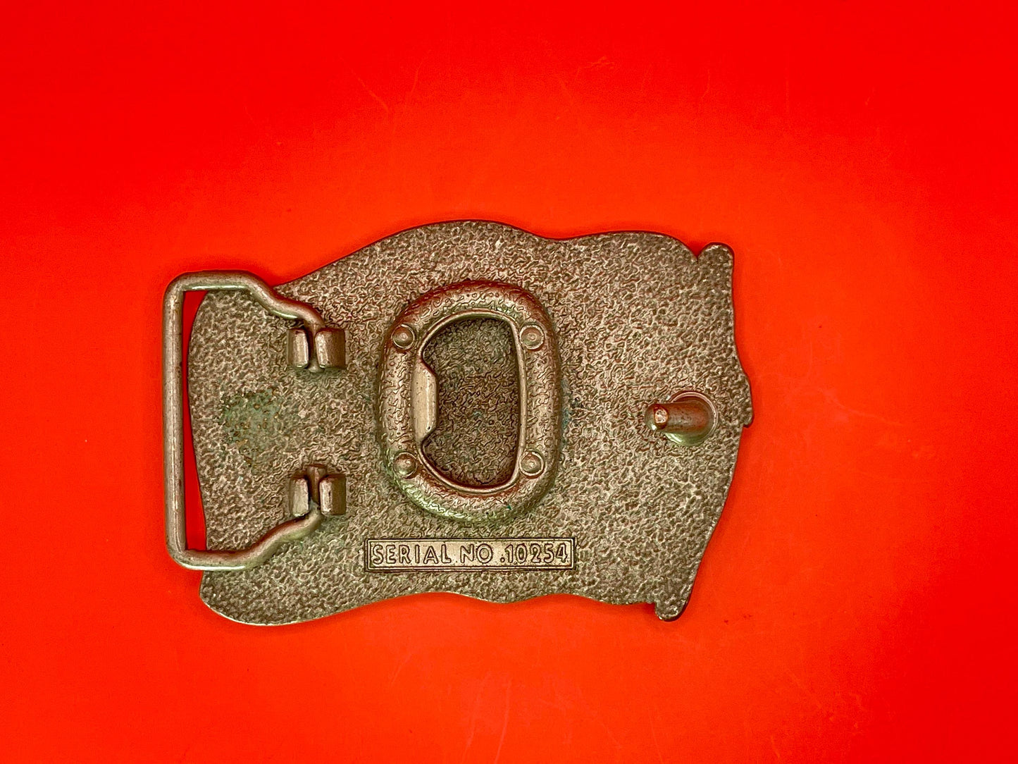 Heavy Duty Italian Flag Belt Buckle