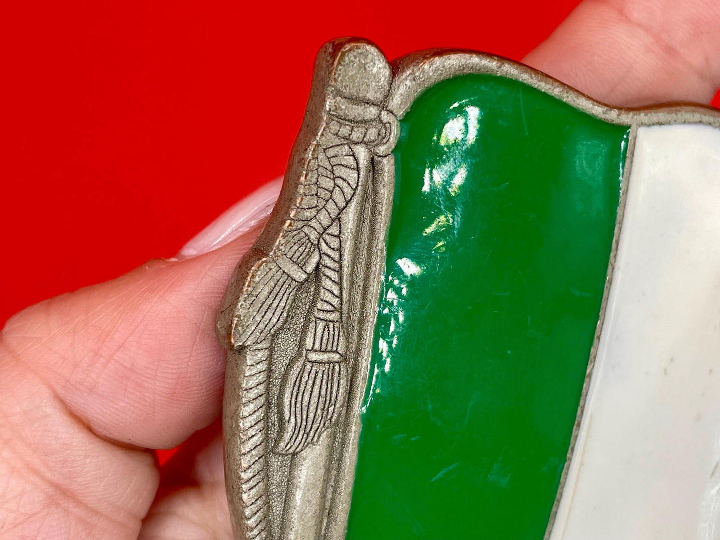 Heavy Duty Italian Flag Belt Buckle