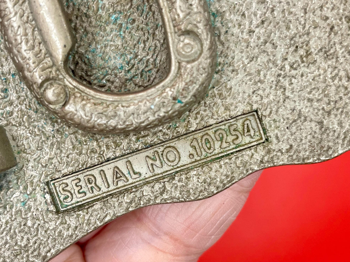 Heavy Duty Italian Flag Belt Buckle