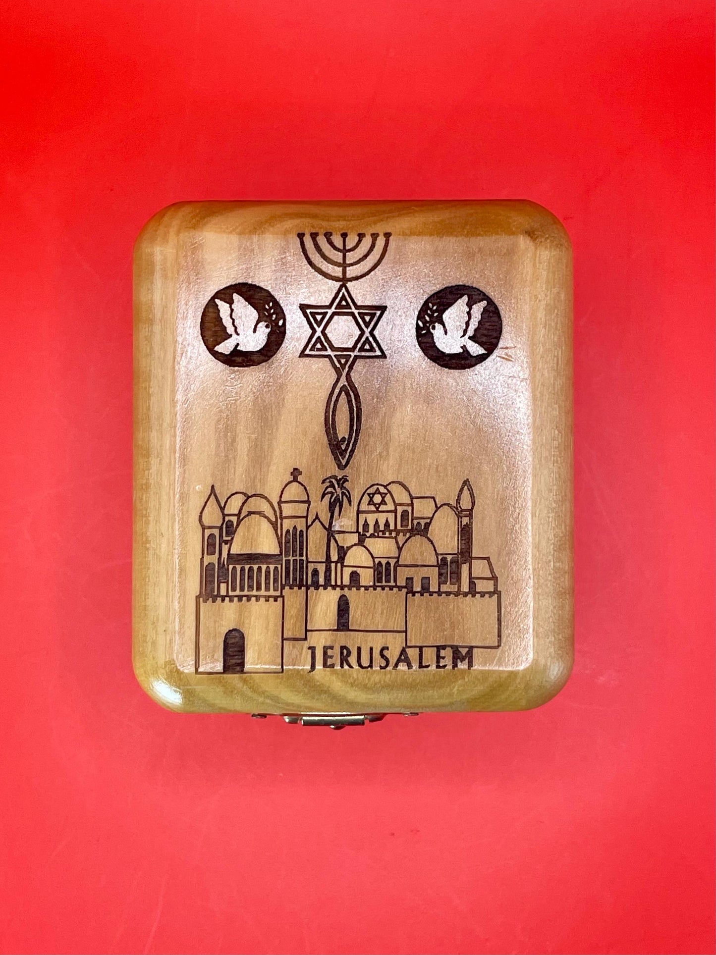 Handcrafted Jerusalem Keepsake Box