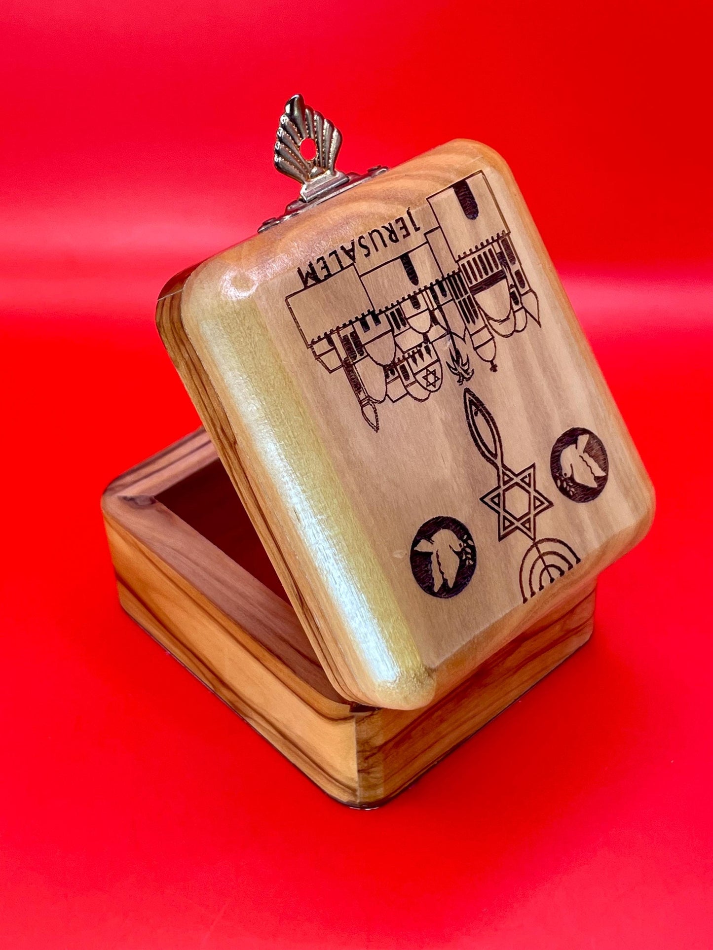 Handcrafted Jerusalem Keepsake Box