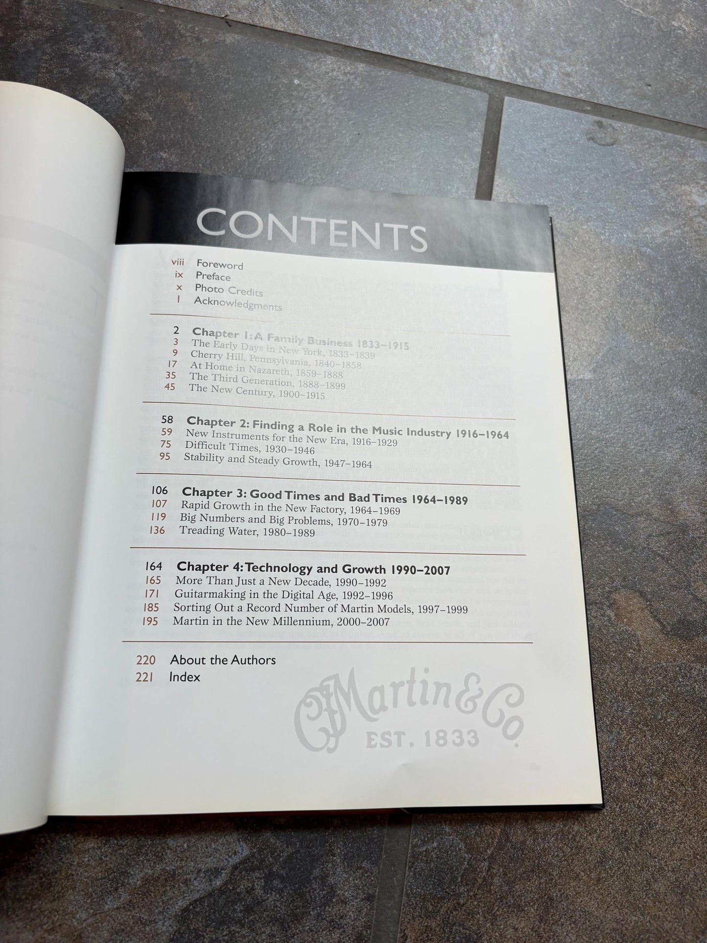 Amazing Martins guitar history book of that condition and great gift 230 pages great pictures and info wow