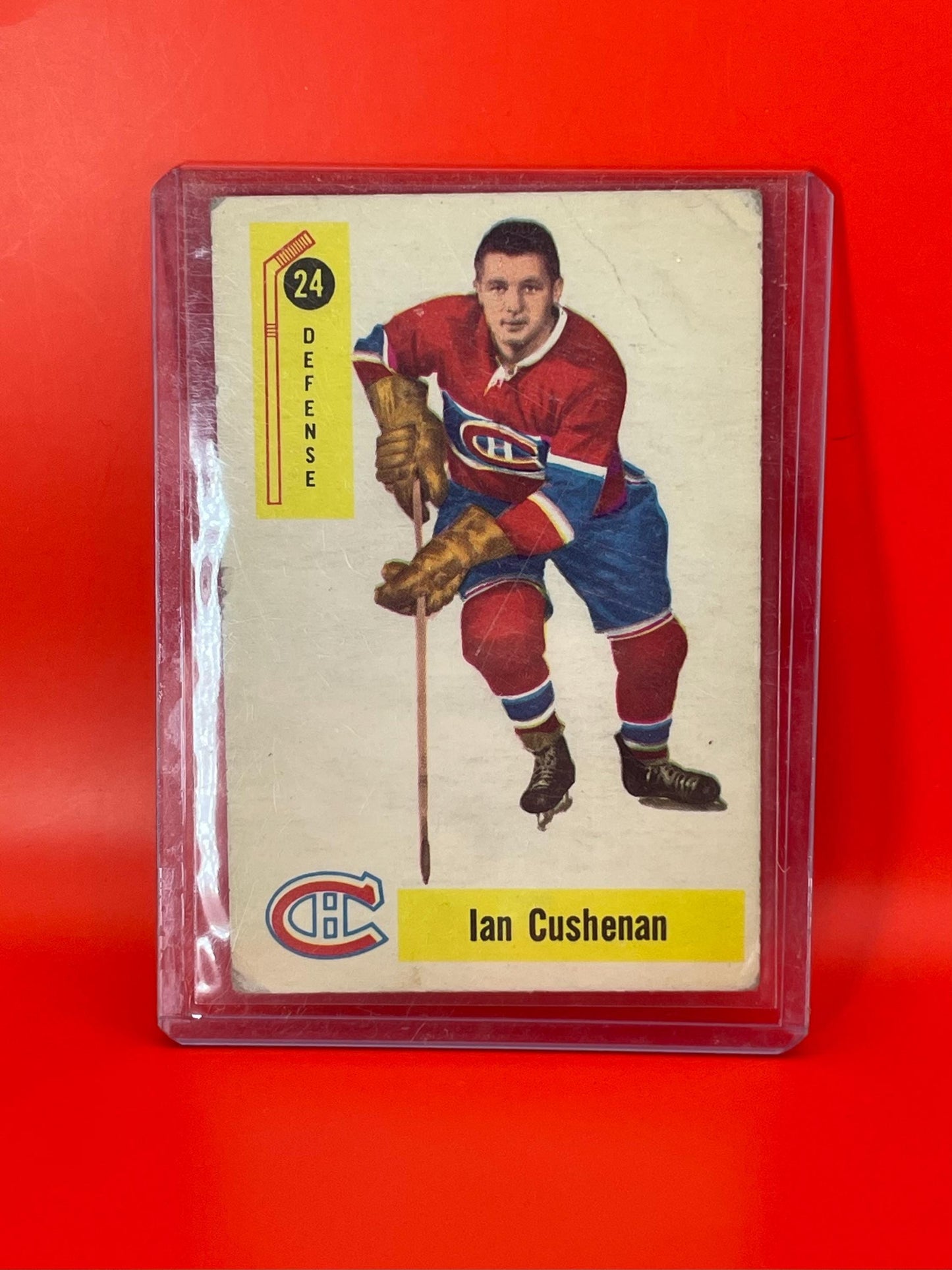 1953 Montreal Canadians Hockey Cards in Sleeves