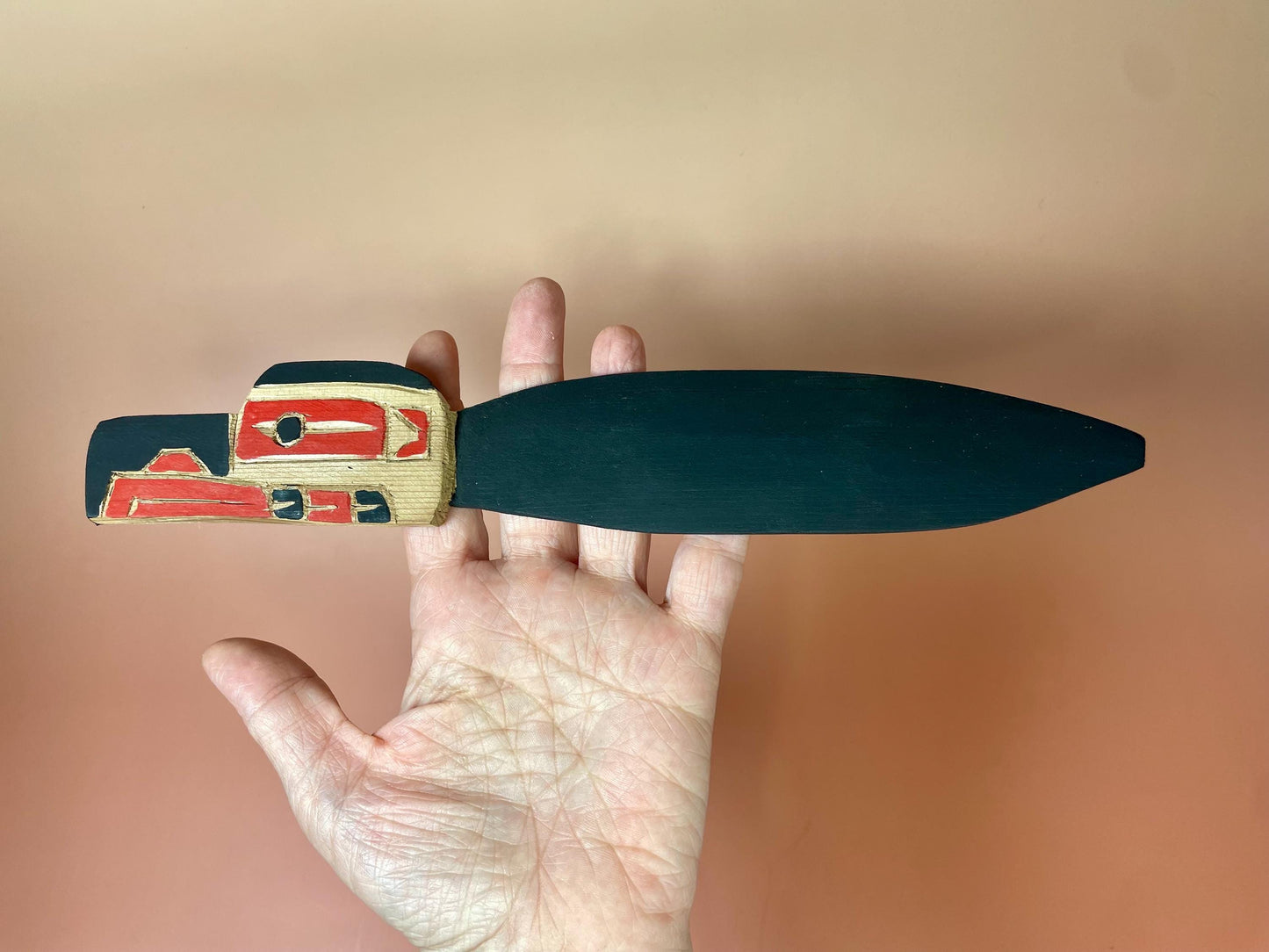 Brad Joseph Jr. Handcarved Envelope Opener  Raven