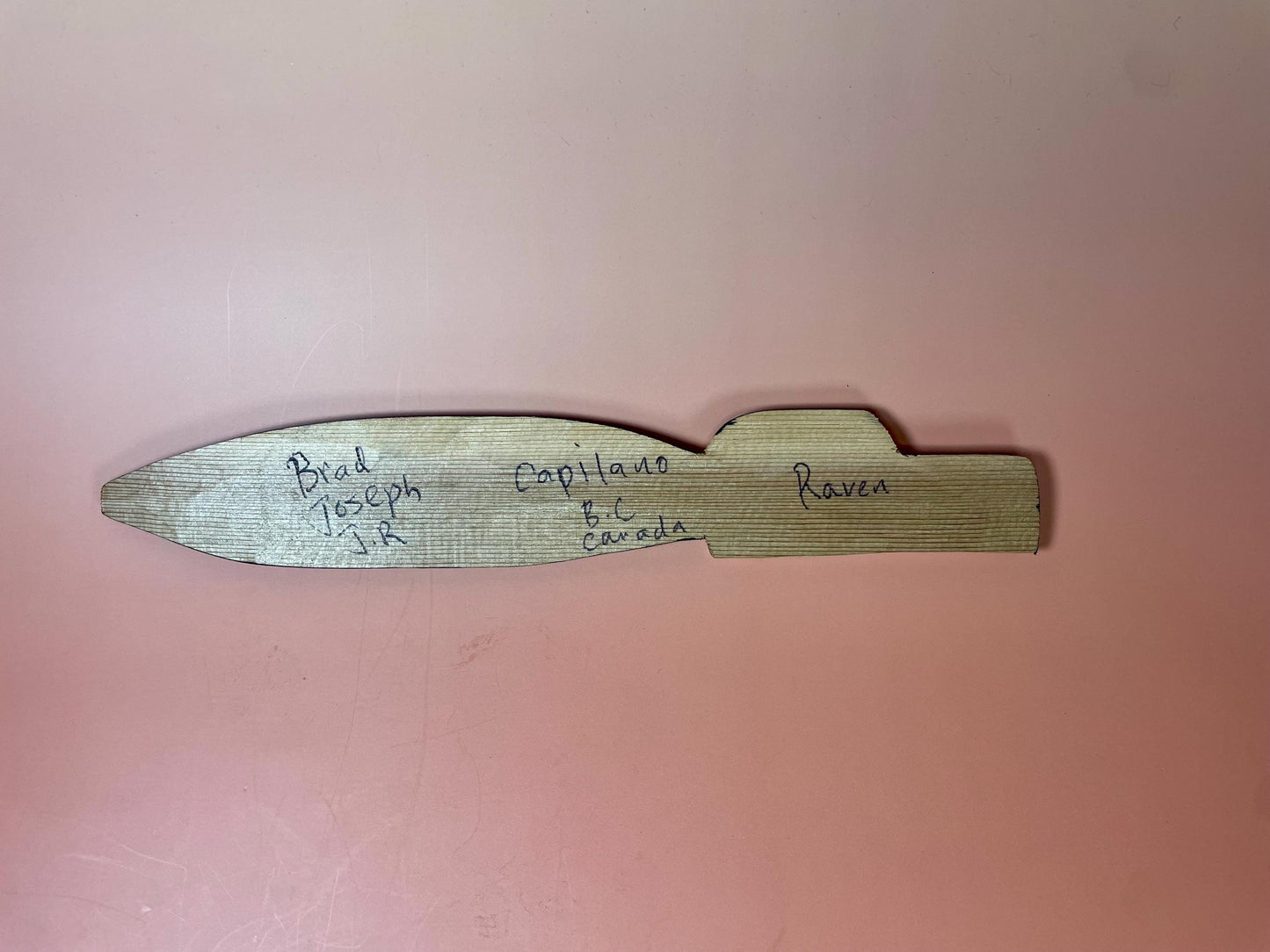 Brad Joseph Jr. Handcarved Envelope Opener  Raven