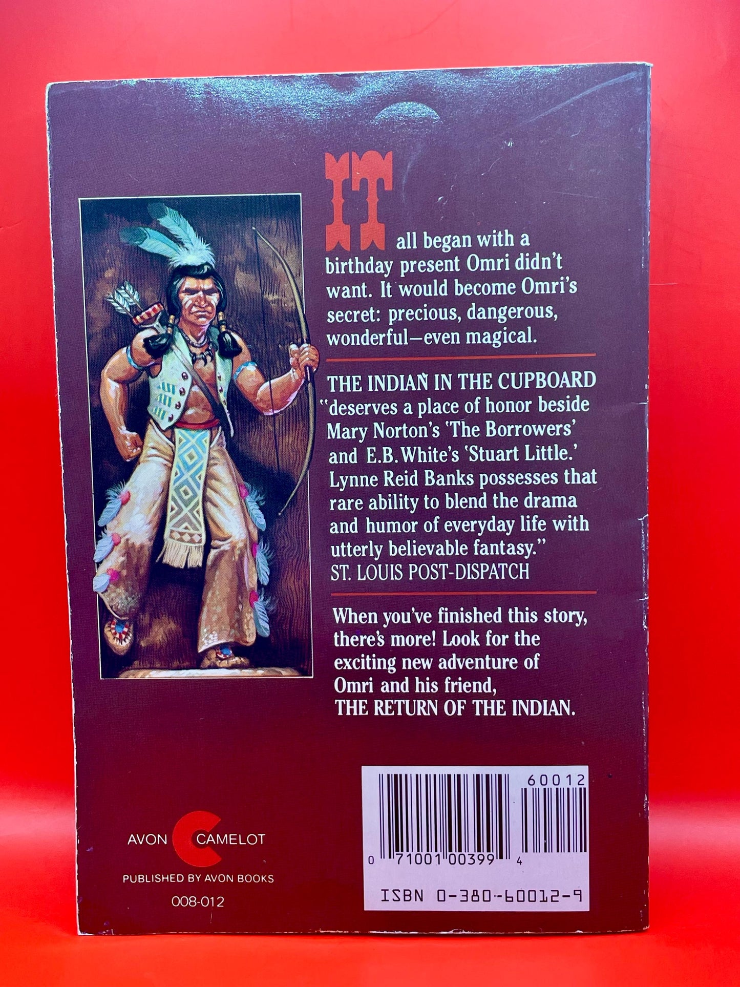 Softcover Book “Indian in the Cupboard by Lynne Reid Banks
