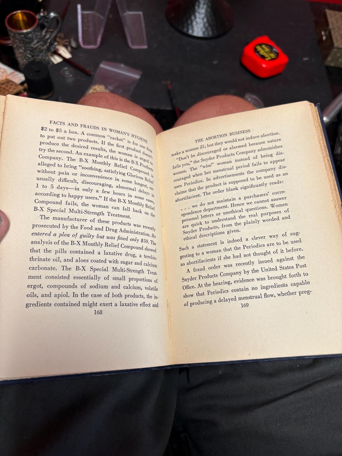 Facts and frauds in womens hygiene medical book 1936 - New York - decent condition - X library book fabulous information and great gift