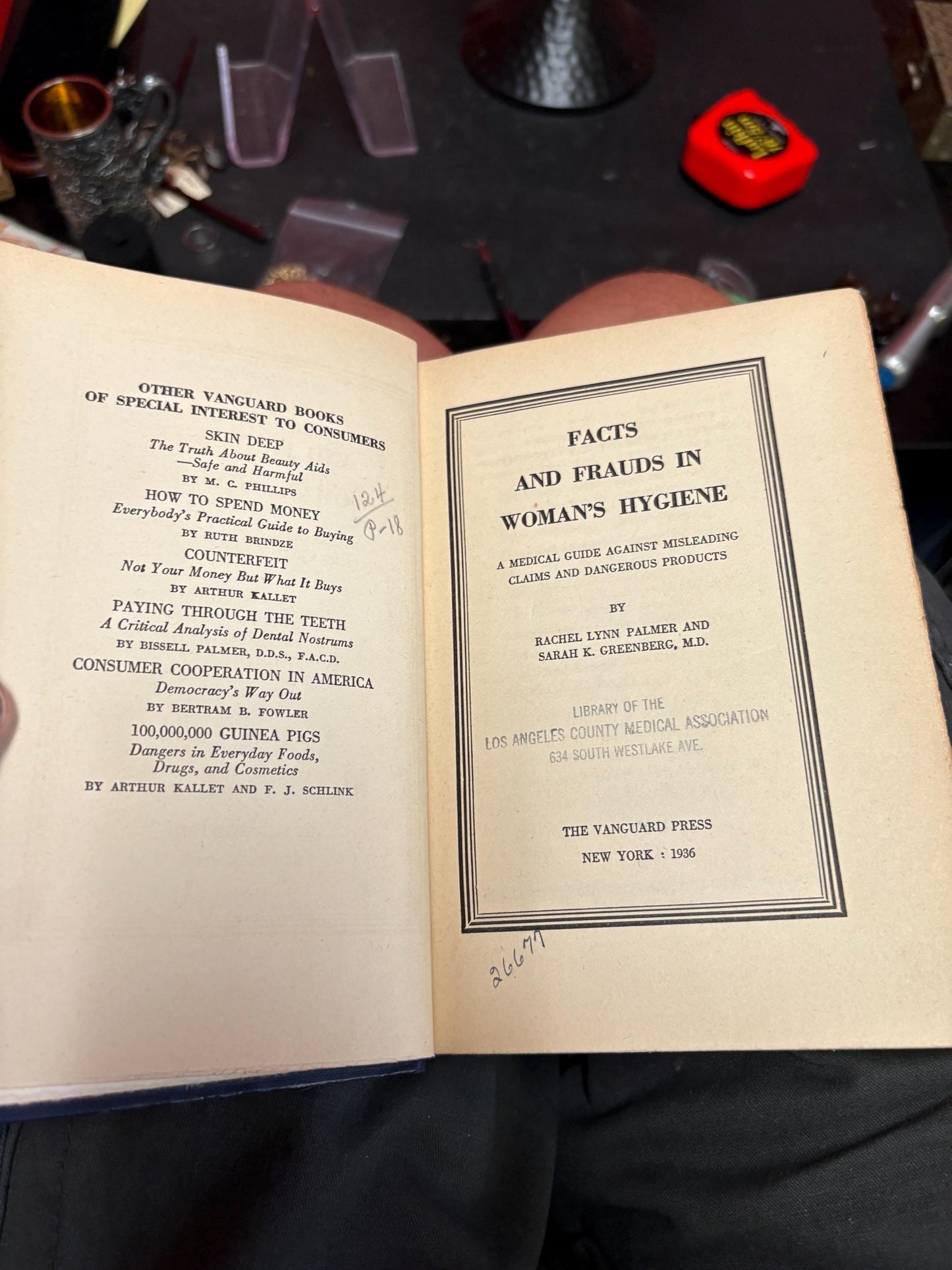 Facts and frauds in womens hygiene medical book 1936 - New York - decent condition - X library book fabulous information and great gift