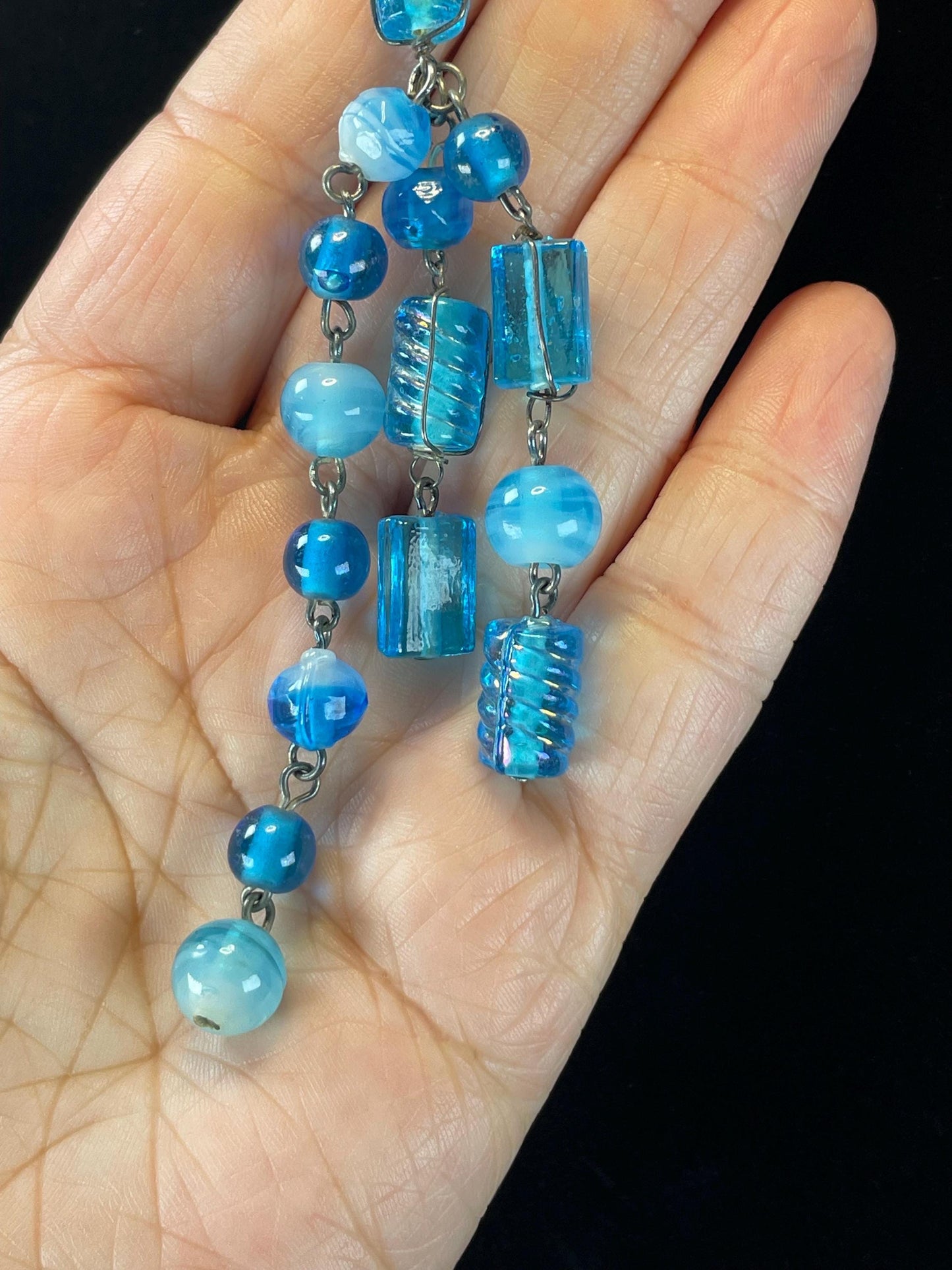Fun Blue Beaded Necklace