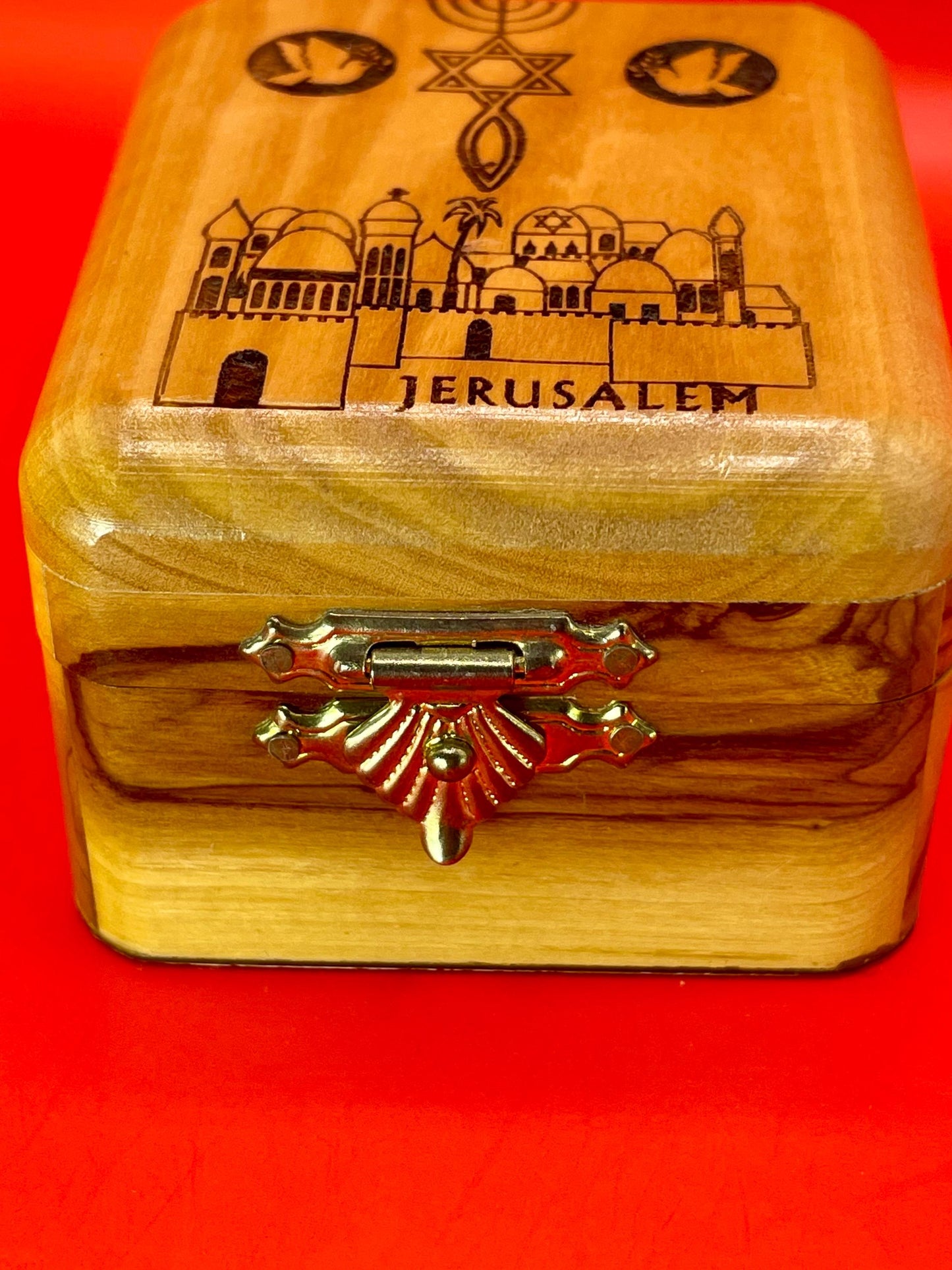 Handcrafted Jerusalem Keepsake Box
