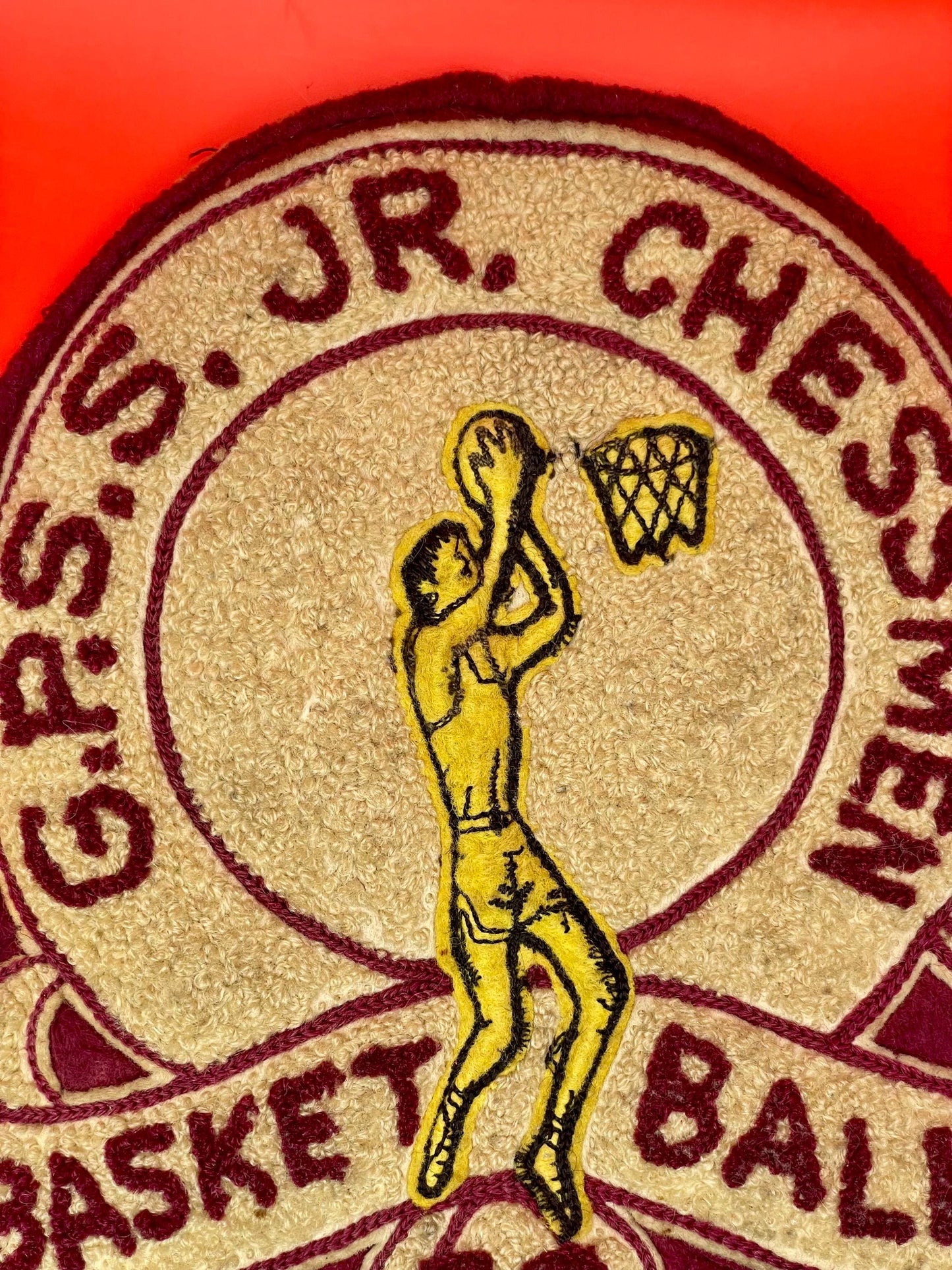 Vintage 1969 G.P.S. Jr. Chessmen Basketball Patch