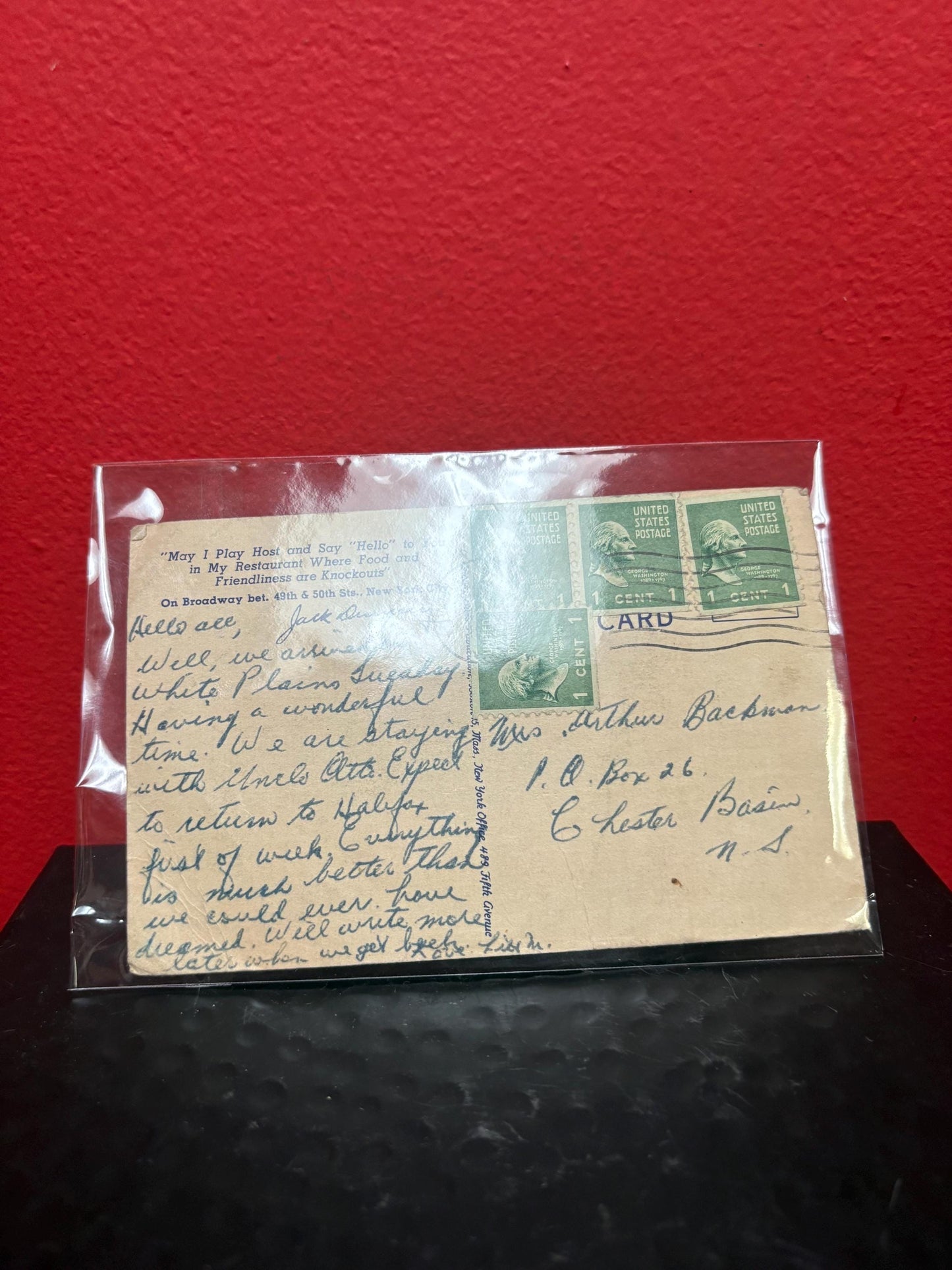 rare American Jack Dempsey boxing postcard good condition in plastic