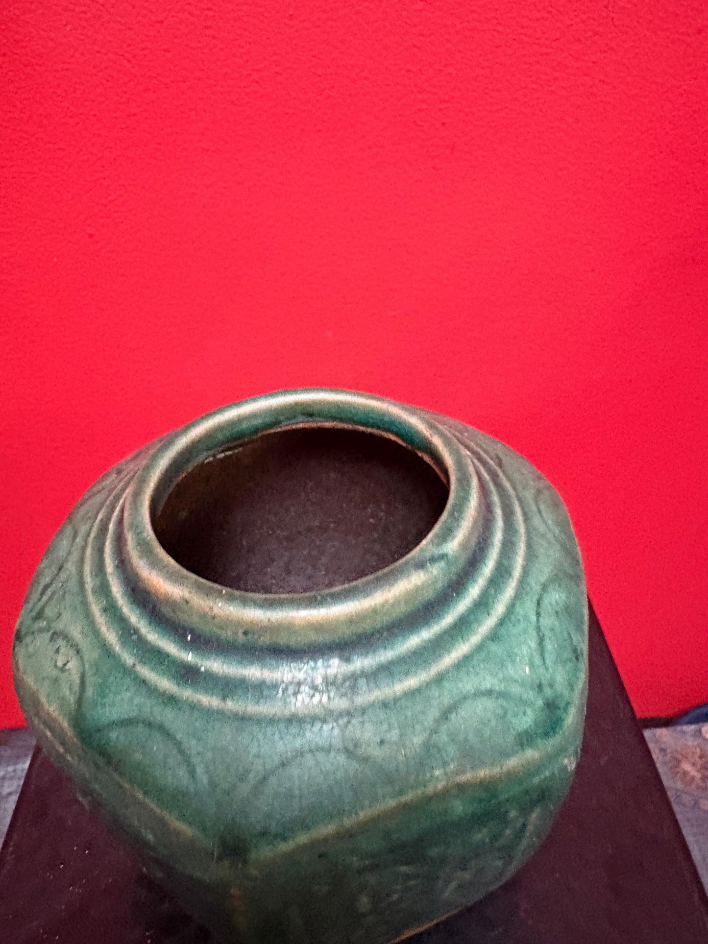 big Chinese antique Ginger jar in great condition 5 inches tall great value