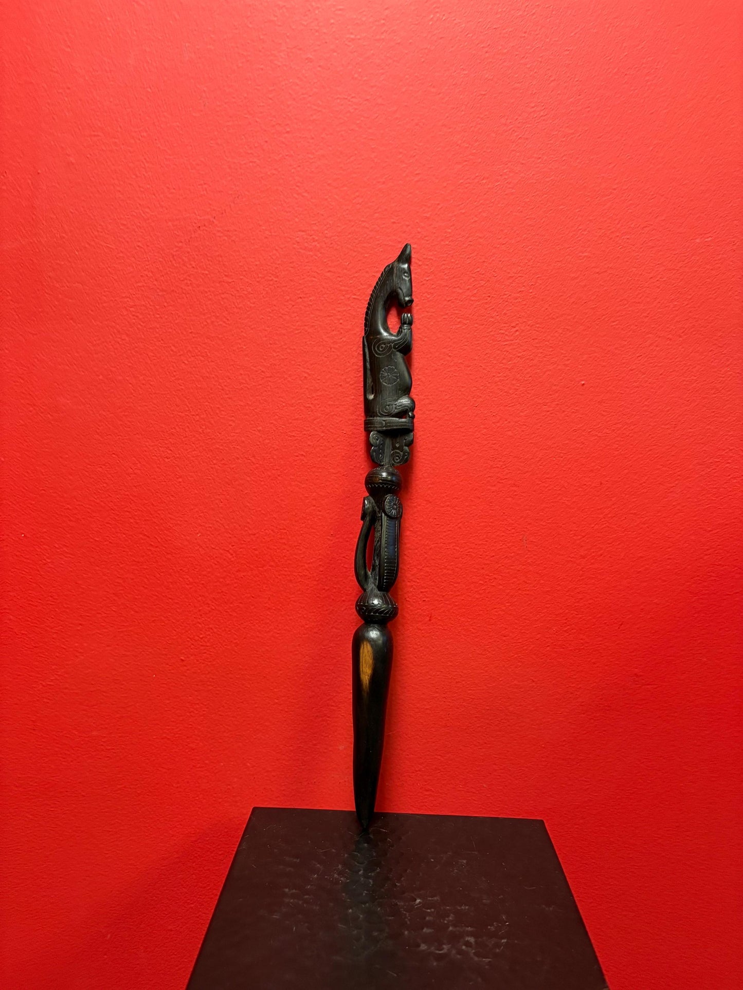 Lovely Nepal old two-piece PHURBA 14 inches long great detail and awesome price