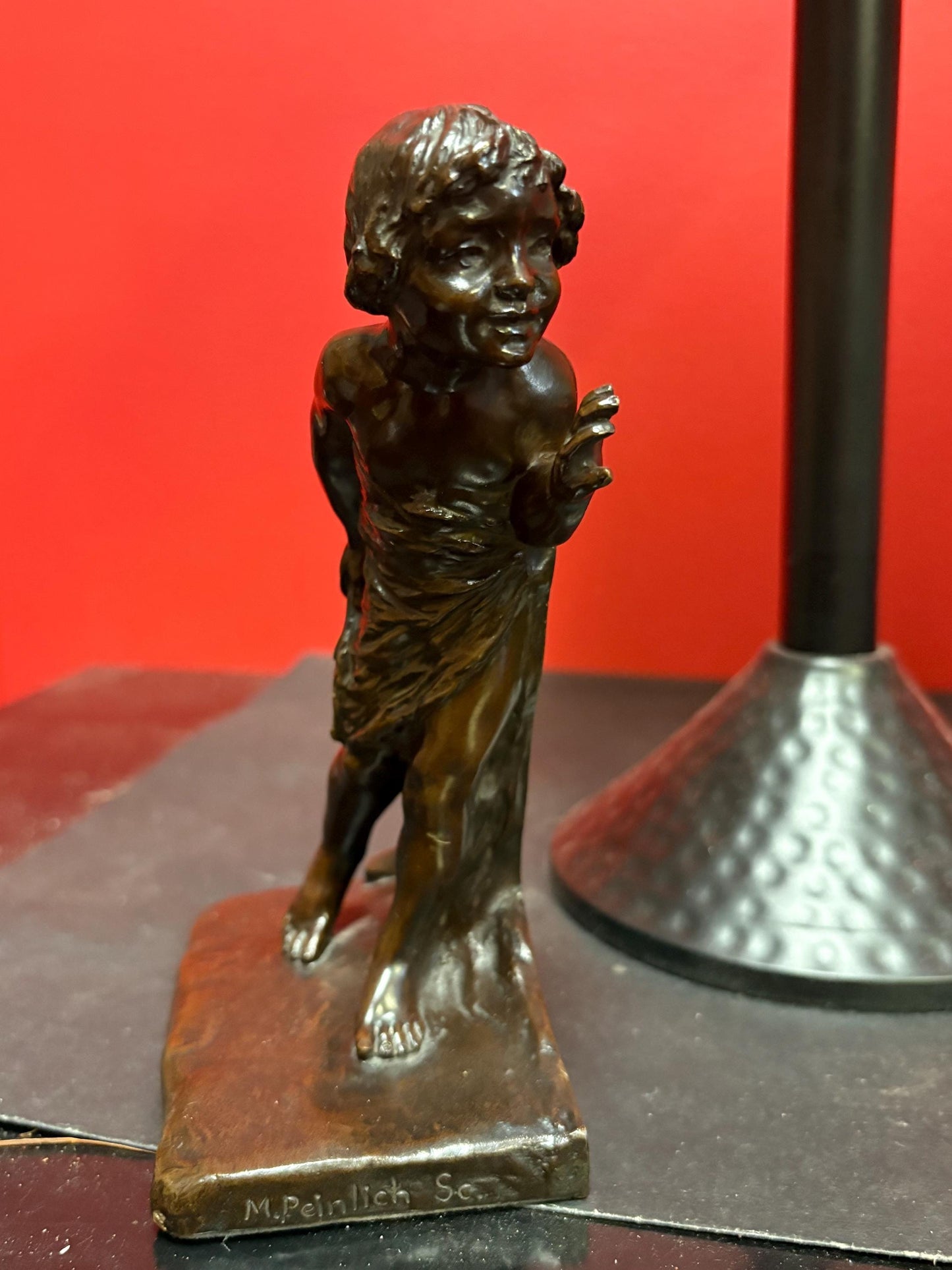 M.Peinlich & Griffoul Foundry, American Aestheticism Bronze Bookends 6.75 inches high wonderful detail