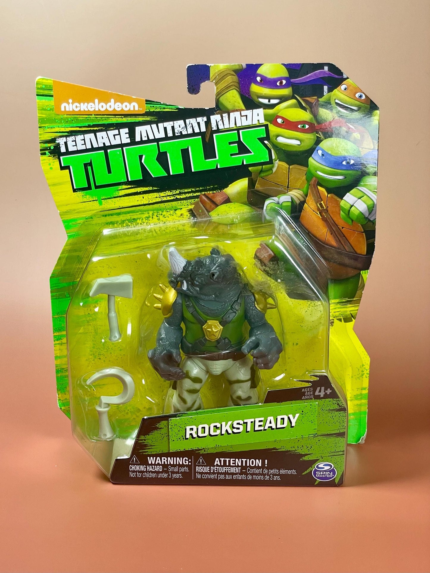 Teenage Mutant Ninja Turtles Rocksteady Action Figure New in Package