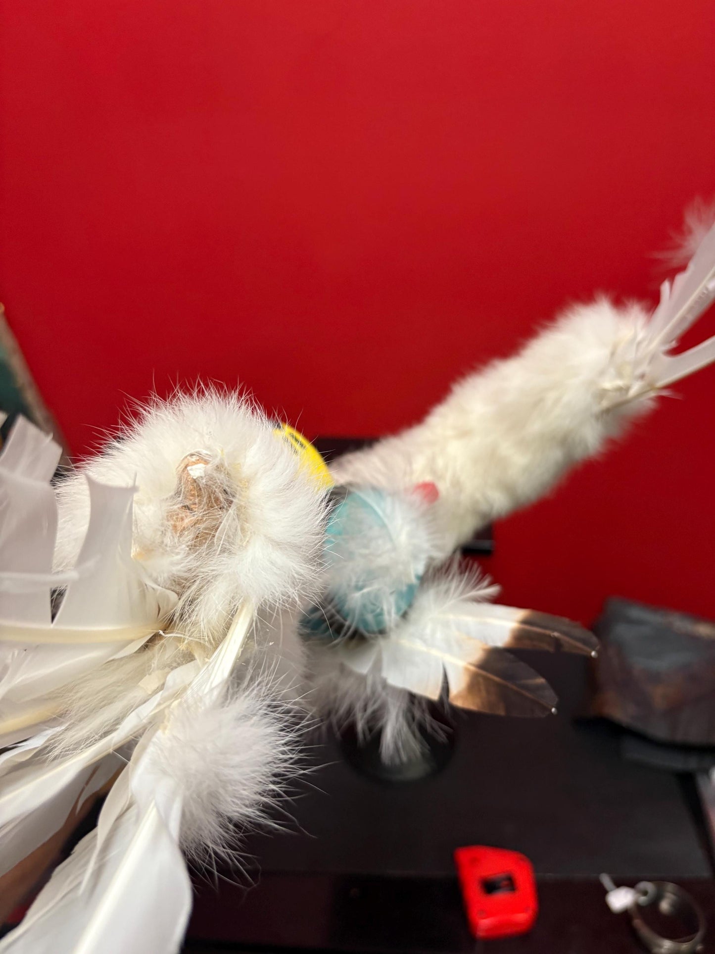 Stunning 24 x 17 high approx Hopi kachina Navajo eagle dancing doll on base with feathers extremely fabulous wow - huge