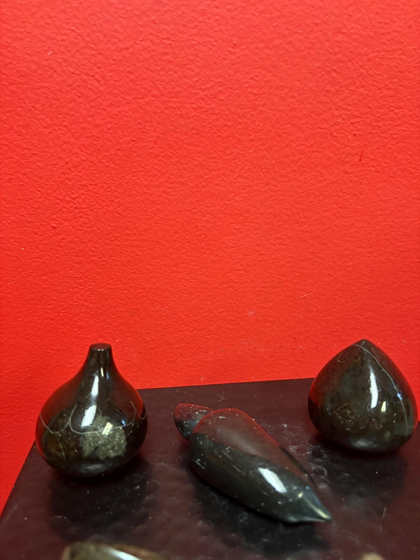 Beautiful Unusual set of soapstone fruit - 2 to 3 inches each perfect gift