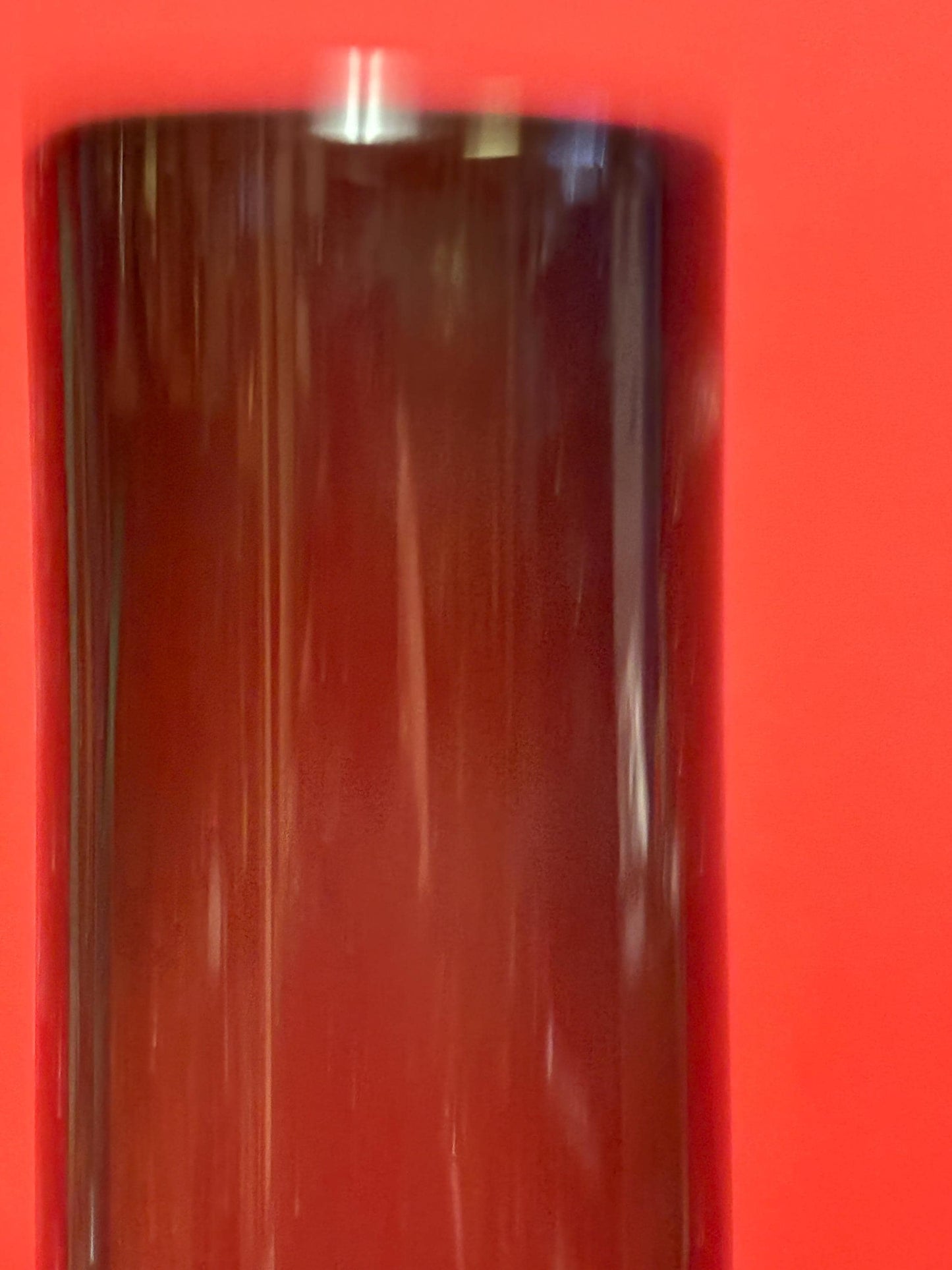 Stunning Holmegaard glass vase 14 1/2 inches tall magnificent and perfect condition and signed on the bottom wow