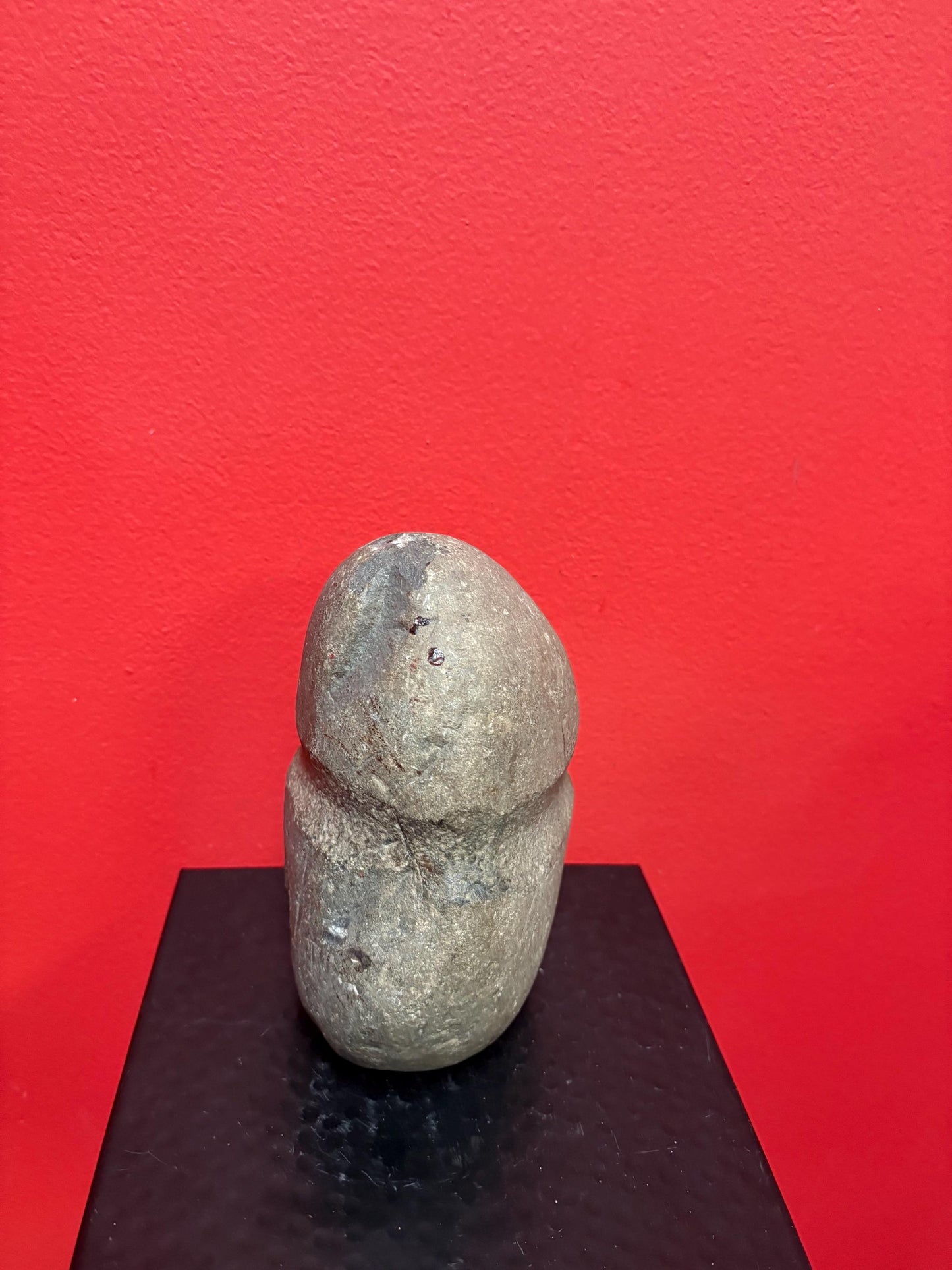 Beautiful large old authentic indigenous First Nations Pacific NorthWest Coast 8 inch plummet stone tool from important collection - wow