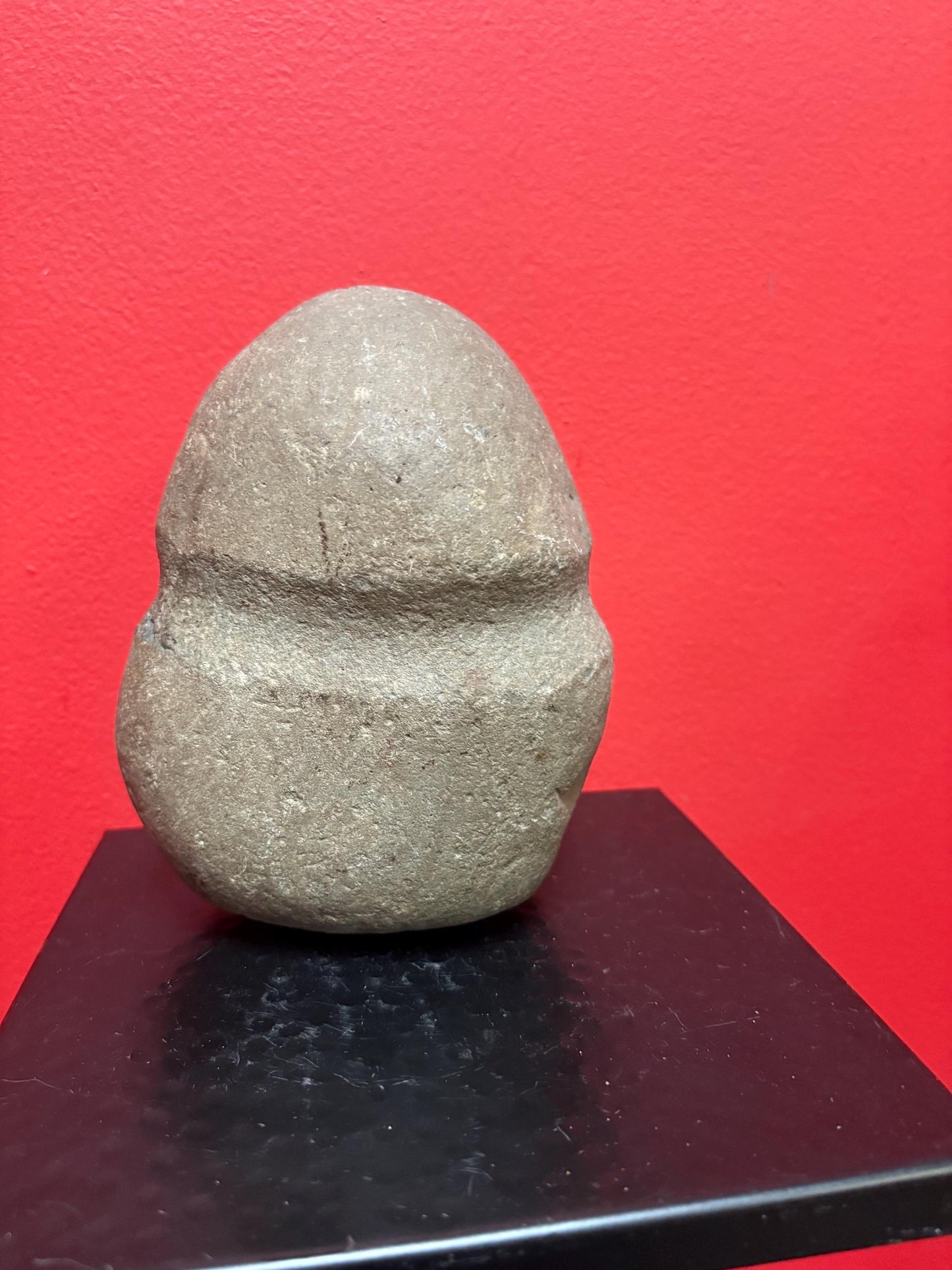 Beautiful large old authentic indigenous First Nations Pacific NorthWest Coast 8 inch plummet stone tool from important collection - wow