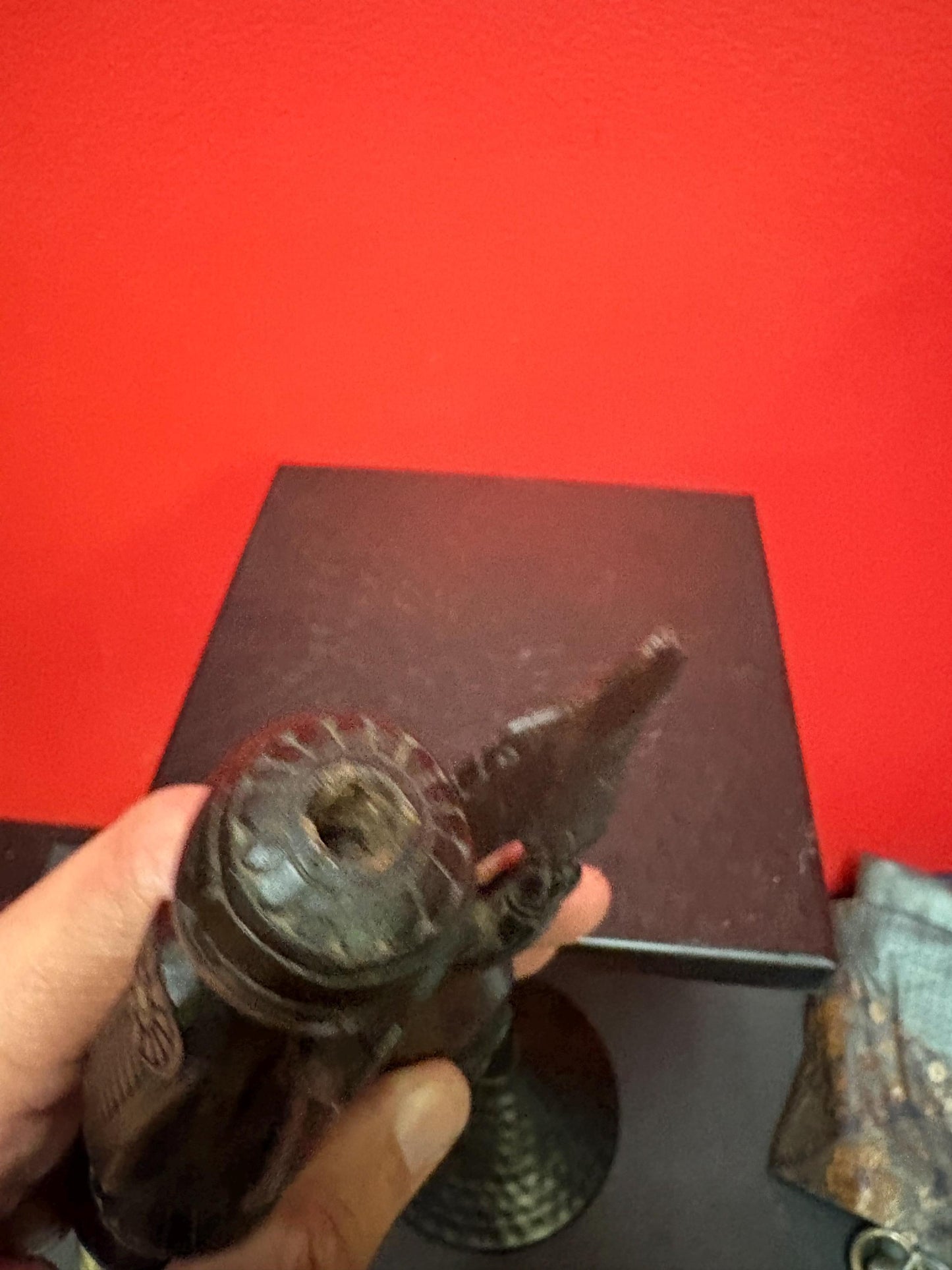 Lovely Nepal old two-piece PHURBA 14 inches long great detail and awesome price