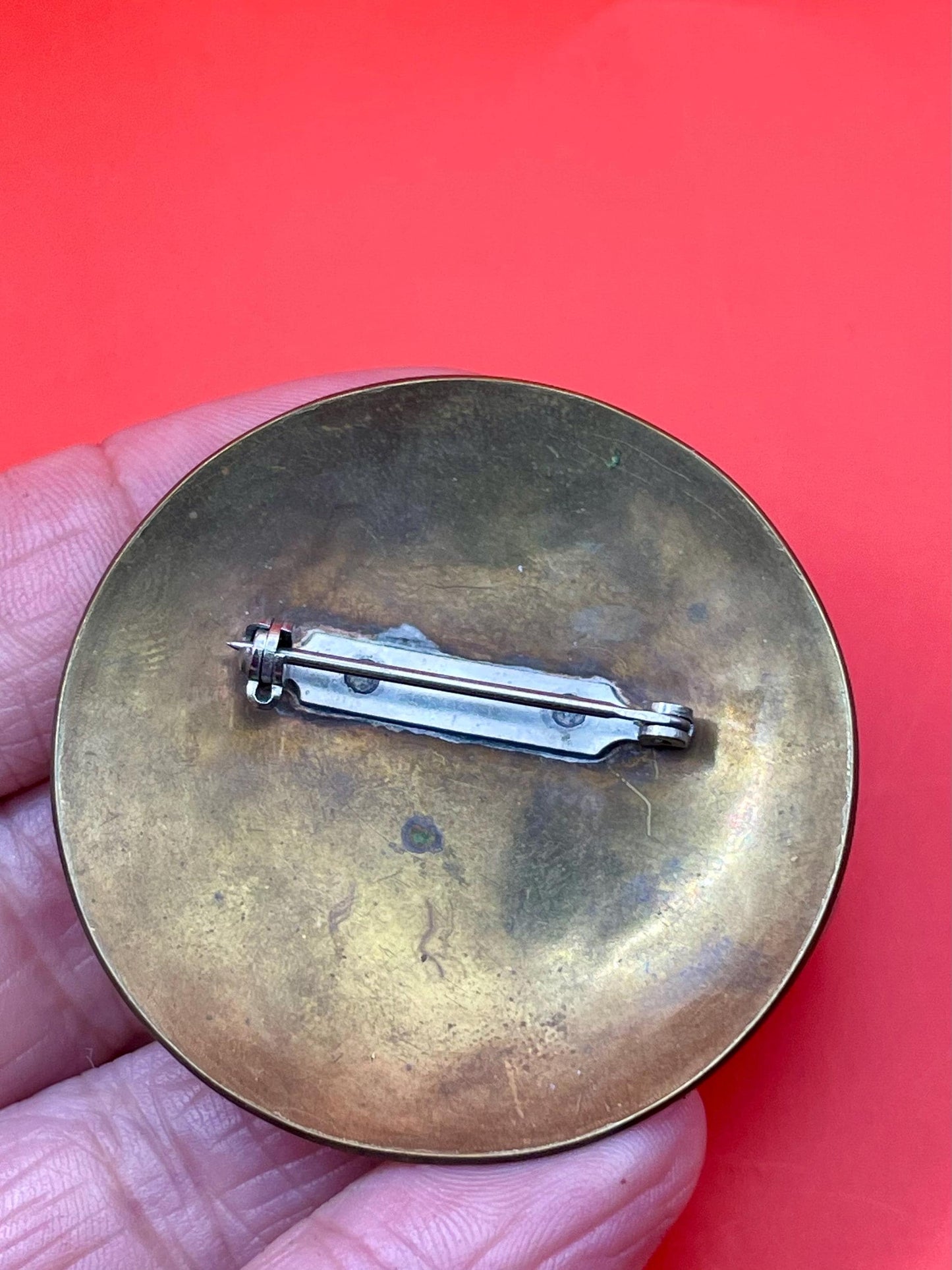 Vintage Brass Celtic Knot Brooch 1.5