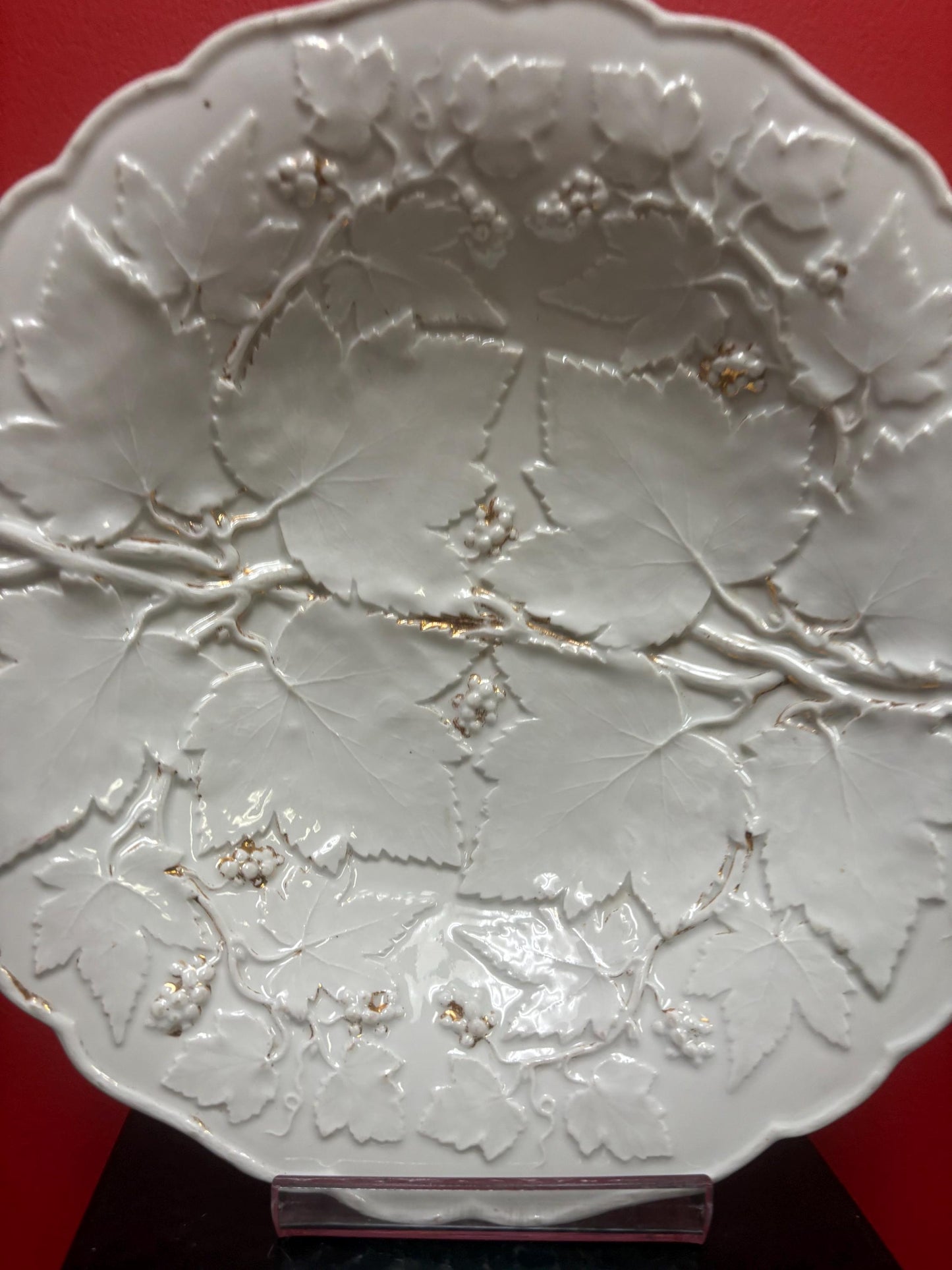 Beautiful early 19 century 11 inch wide Meissen porcelain plate  amazing price