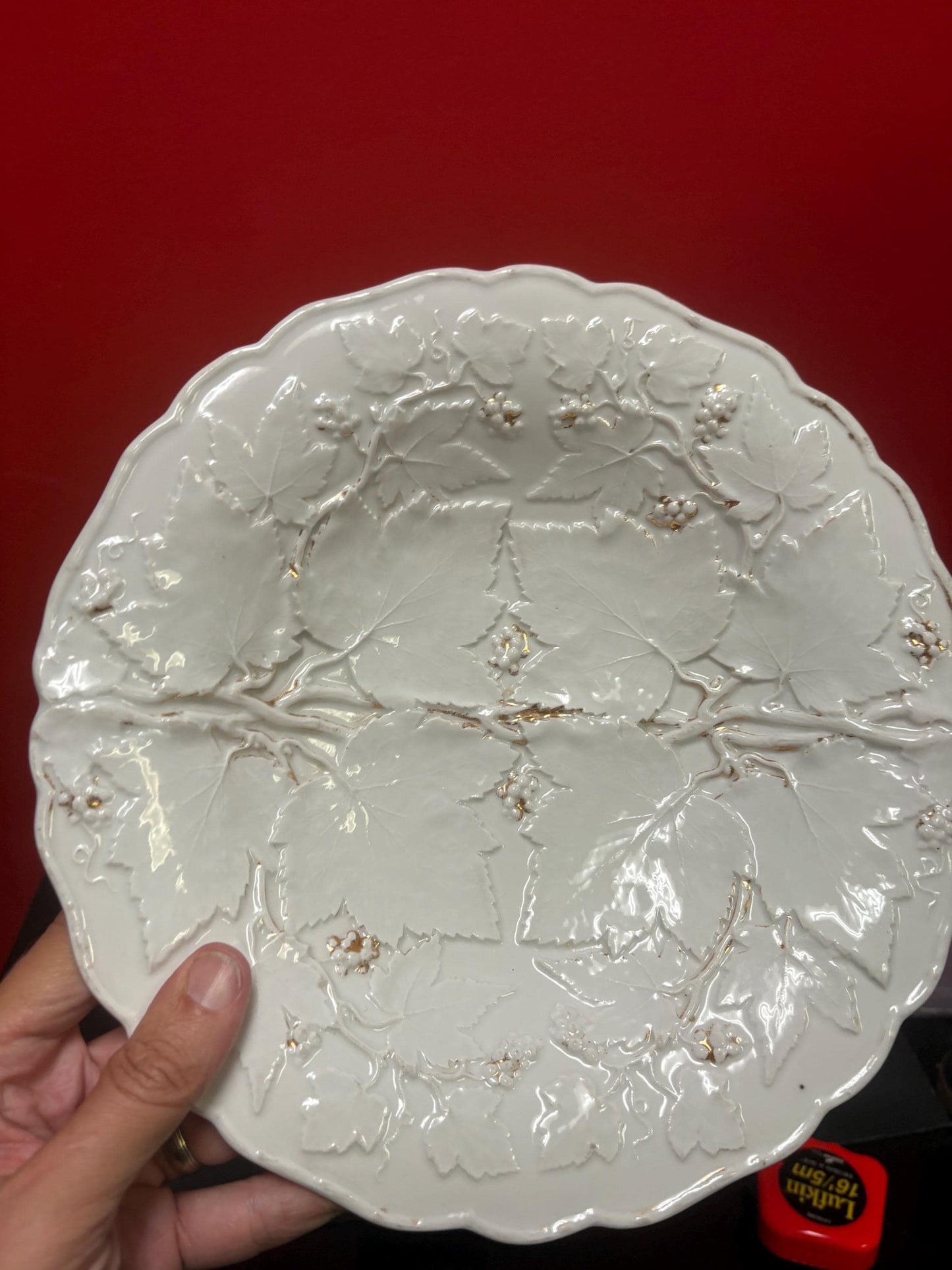 Beautiful early 19 century 11 inch wide Meissen porcelain plate  amazing price