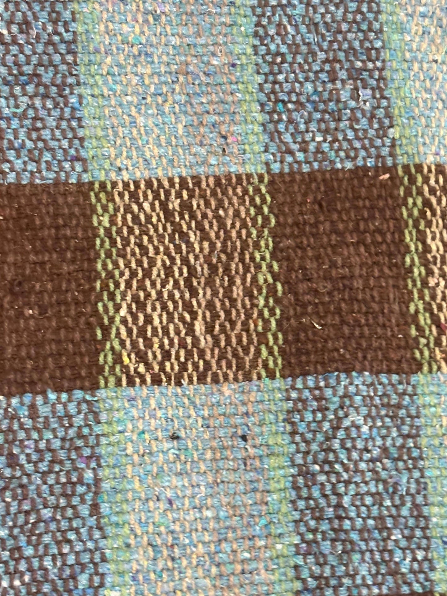 Cool South American 27 x 15 old textile ready to hang or use in Art  great condition and value