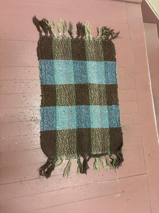 Cool South American 27 x 15 old textile ready to hang or use in Art  great condition and value