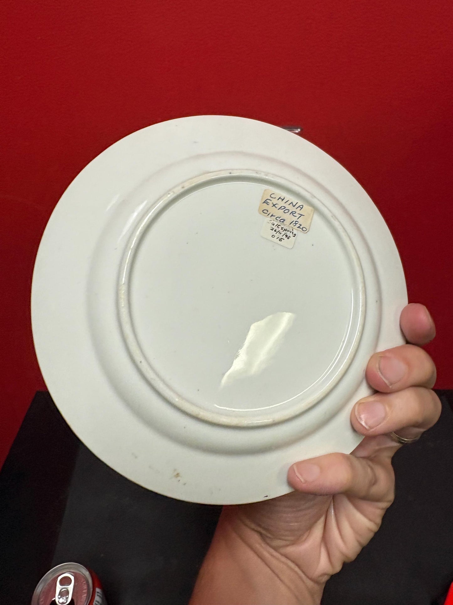 Delicious 1820s Chinese export plate in mint condition great imagery and 7 inches across value price