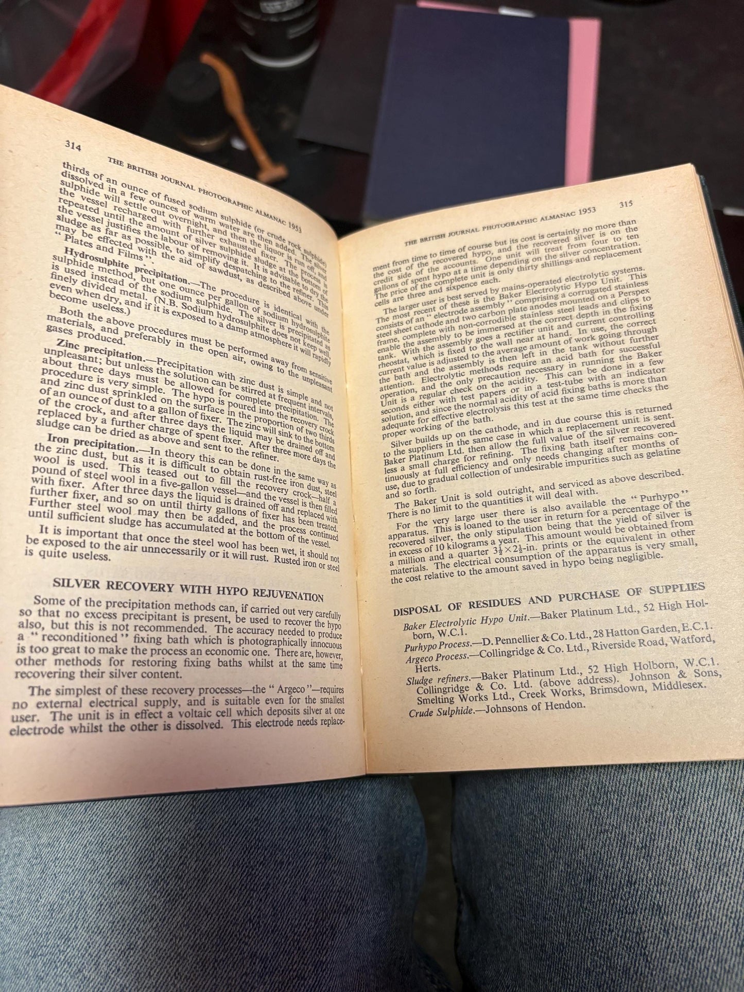 Amazing British Journal photographic almanac from 1953 — great condition with hundreds of amazing advertisements — great gift