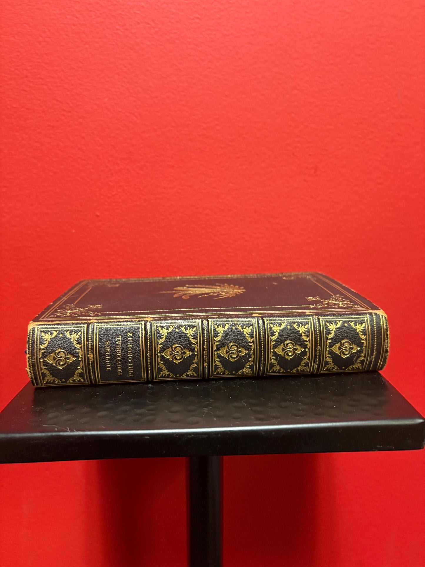 Stunning antique leather bound book - Tuppers proverbial philosophy book — first edition 1865 in very very good condition— wonderful gift