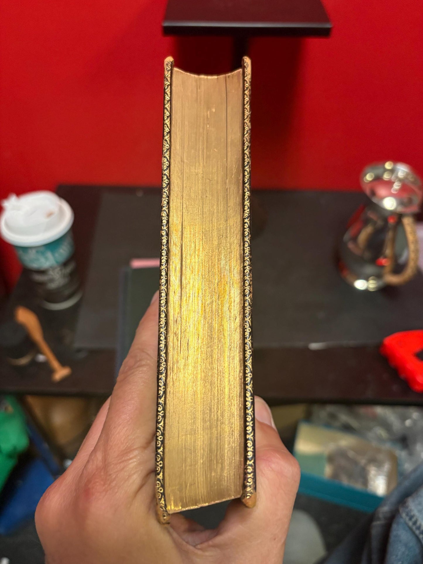 Stunning antique leather bound book - Tuppers proverbial philosophy book — first edition 1865 in very very good condition— wonderful gift