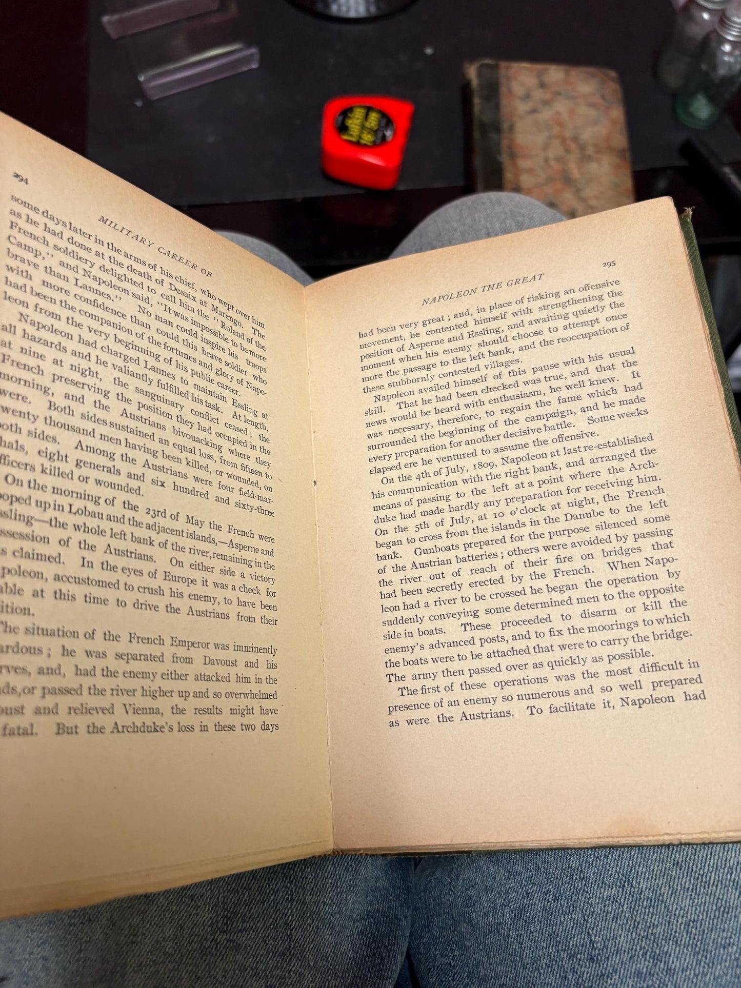 Fabulous antique copy of Napoleons military career by M B GIBBS - 1st edition 1895  good condition  spine little loose