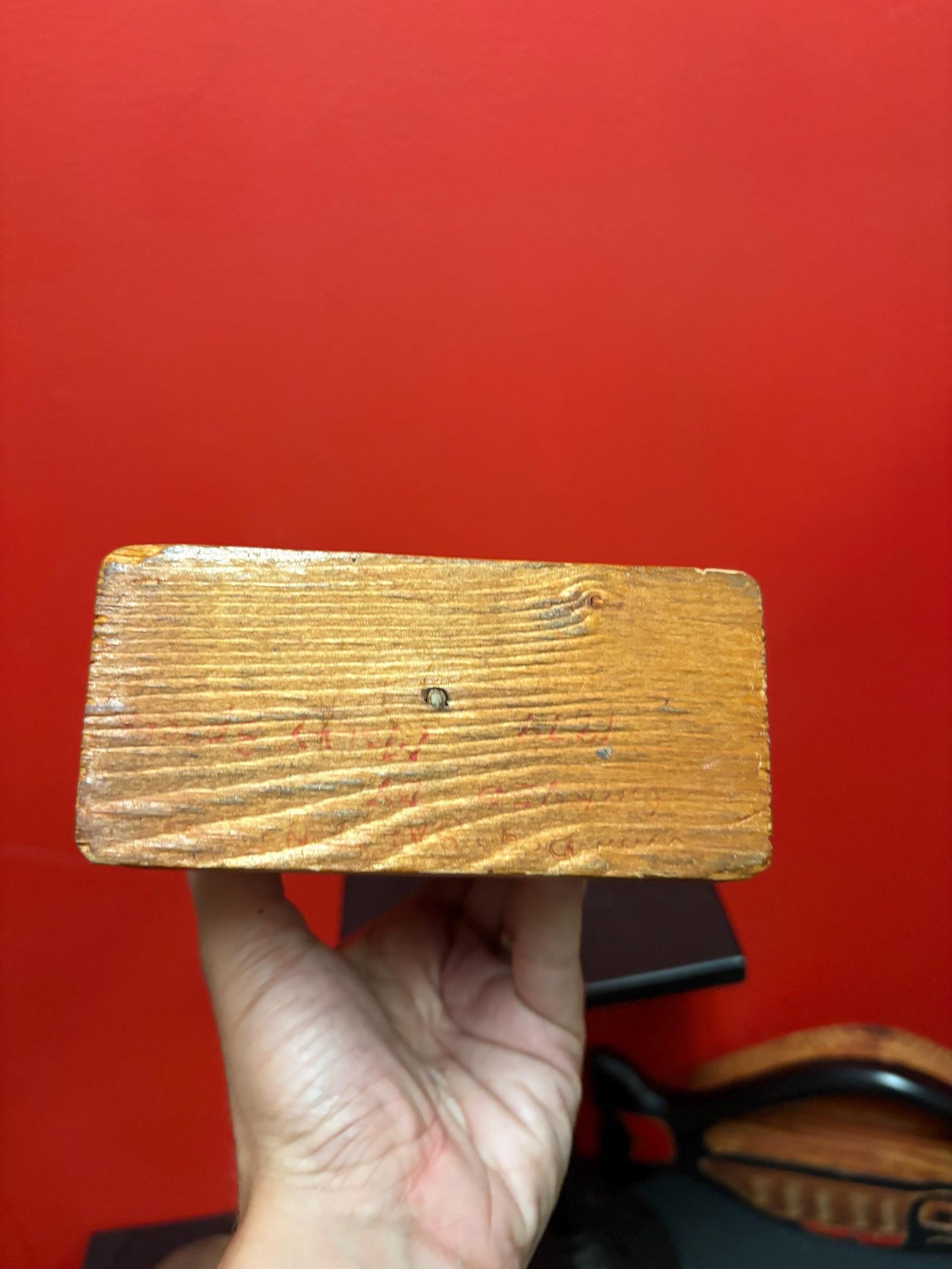 Beautiful primitive indigenous first nation pacific north Northwest coast signed polychrome totem pole by female artist wow - 11 inches tal