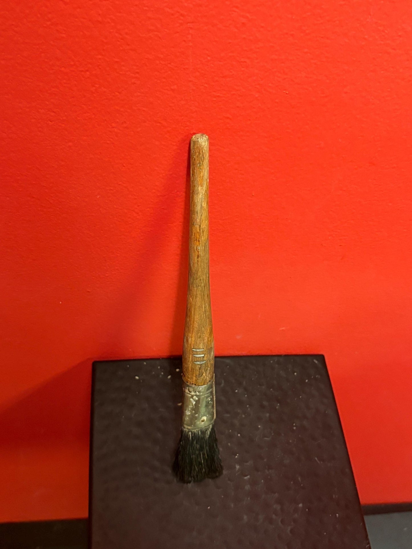 Outstanding antique paintbrush  10 inches long never used  wow